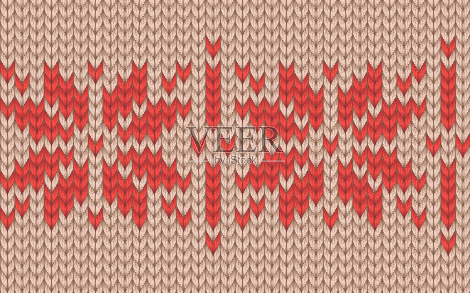 斯堪的纳维亚针织纹理无缝图案插画图片素材