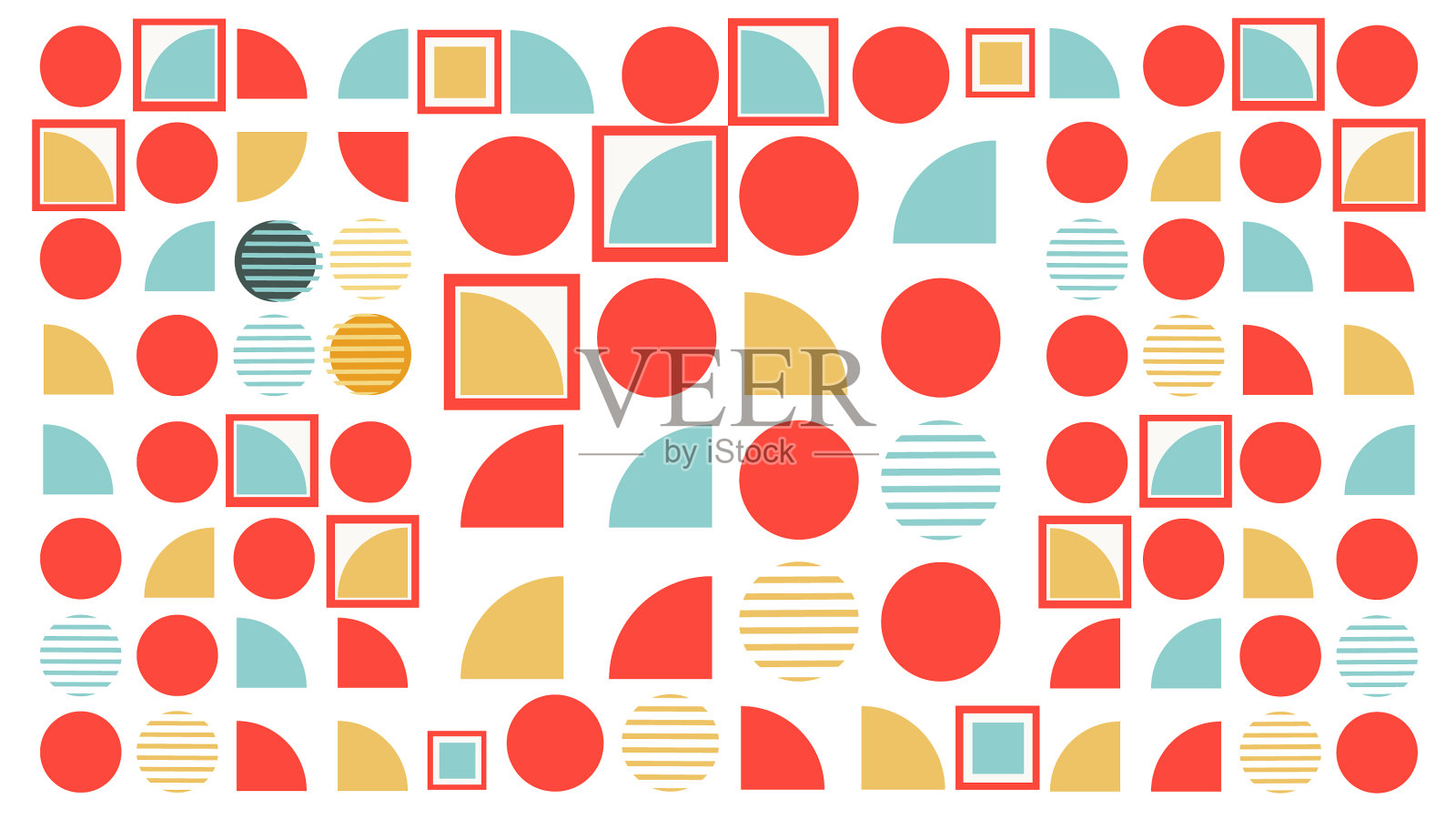 抽象彩色几何图案背景插画图片素材