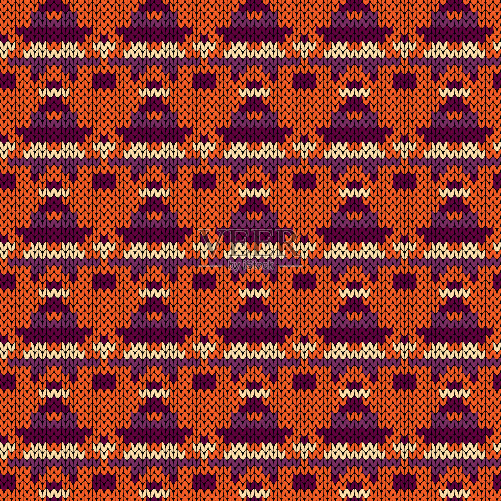 无缝针织装饰图案插画图片素材