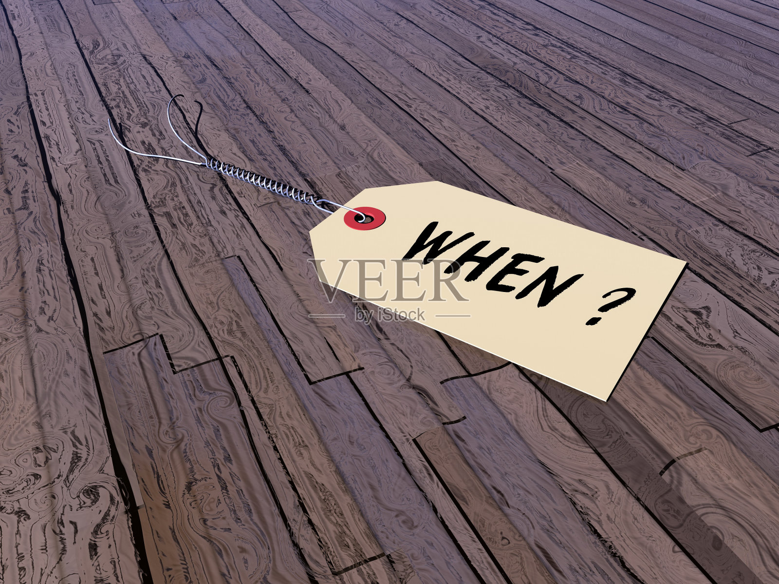 标签询问时- 3D渲染照片摄影图片