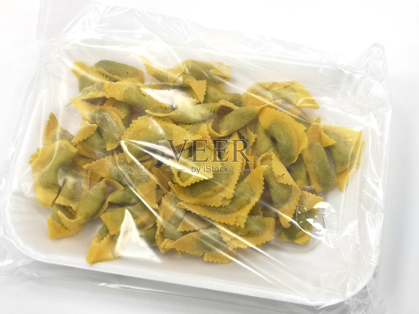 绿苦香草饺子照片摄影图片