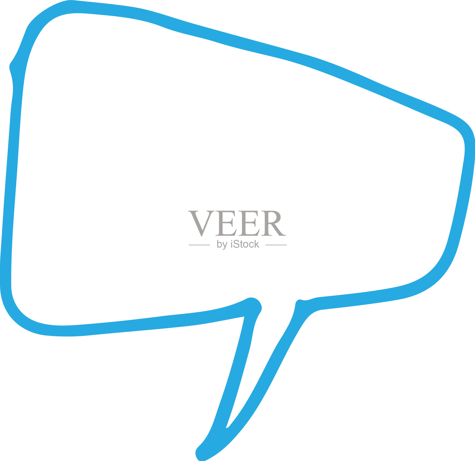 语音气泡图标标志设计插画图片素材