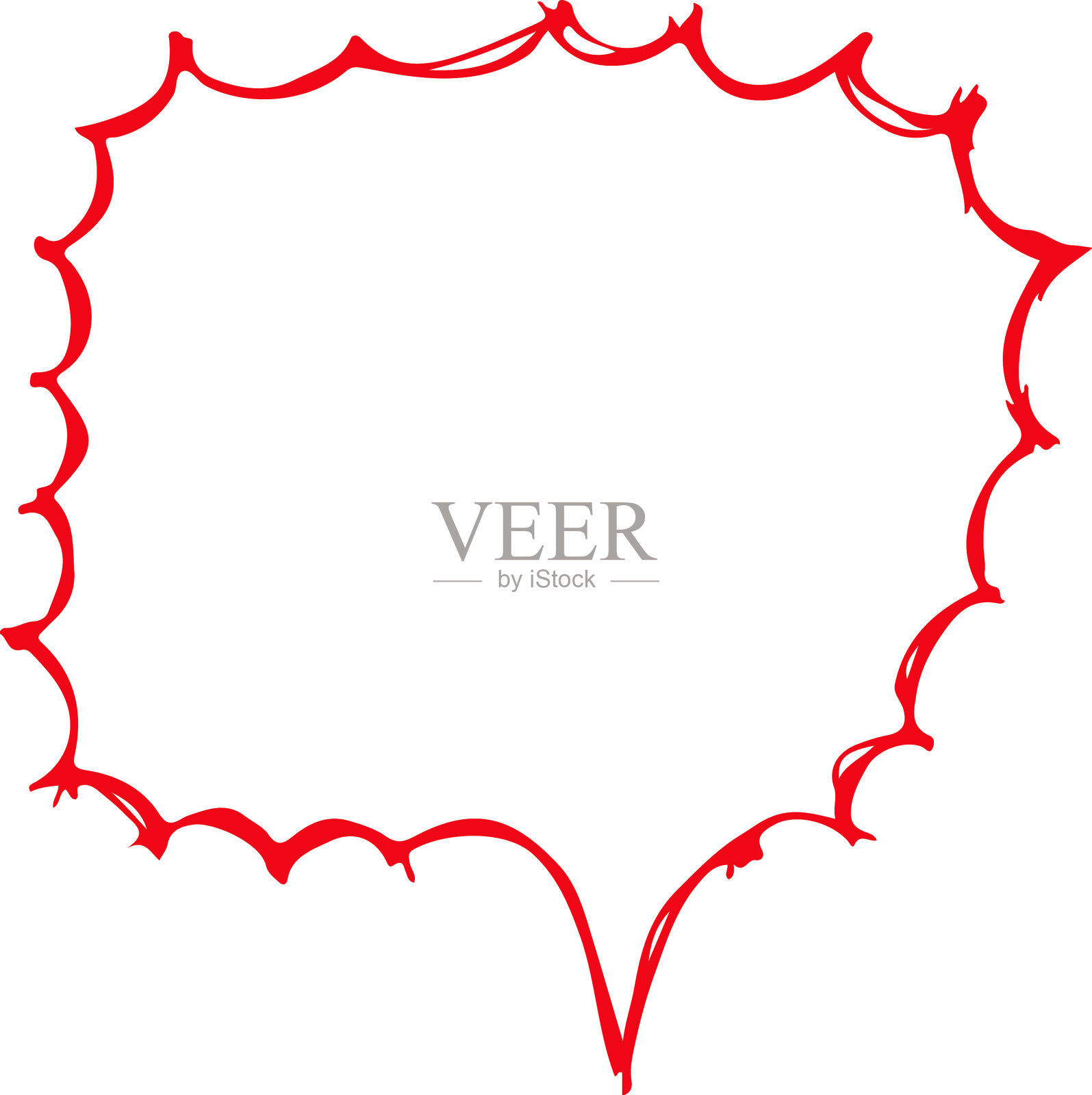 语音气泡图标标志设计插画图片素材