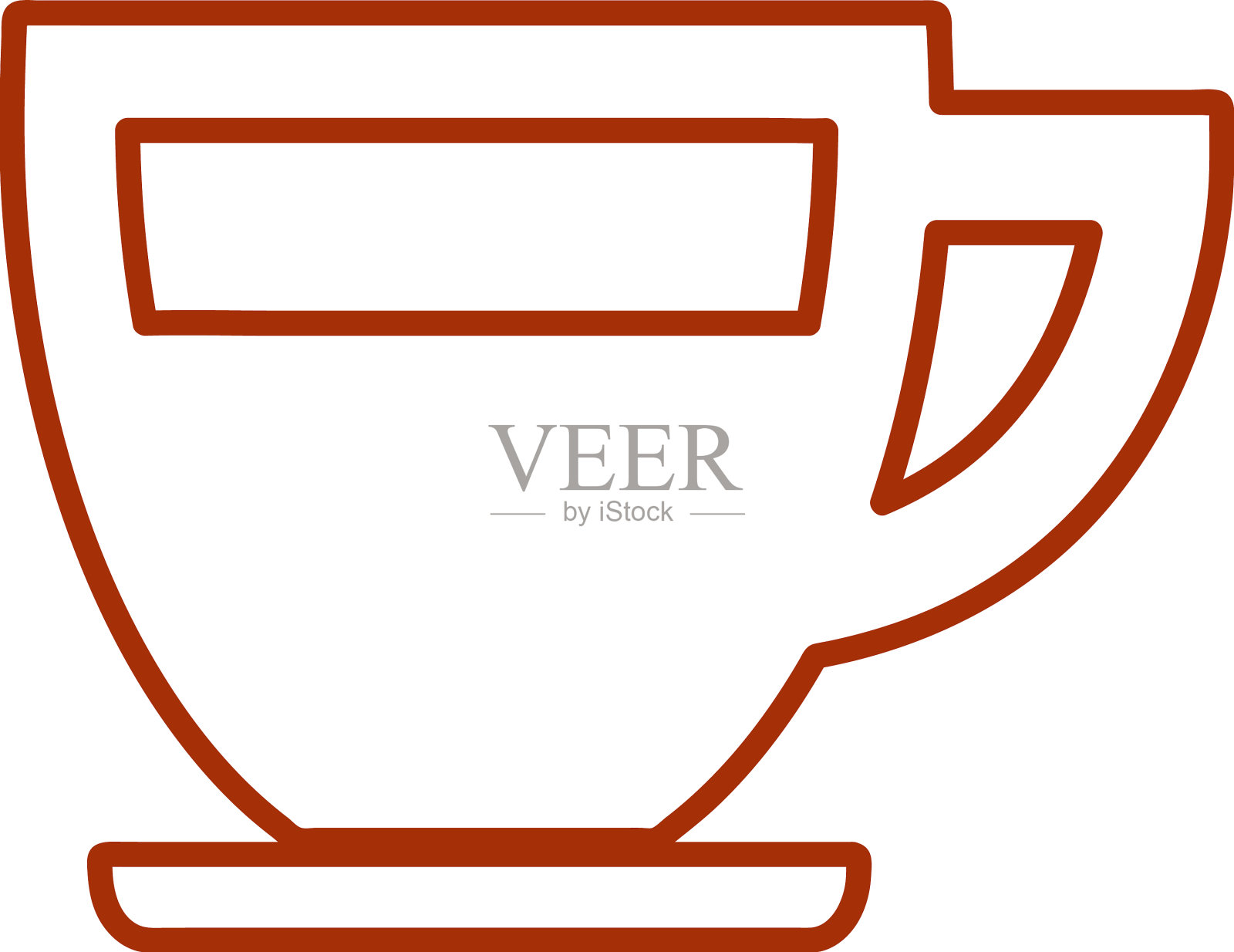 咖啡图标标识设计插画图片素材