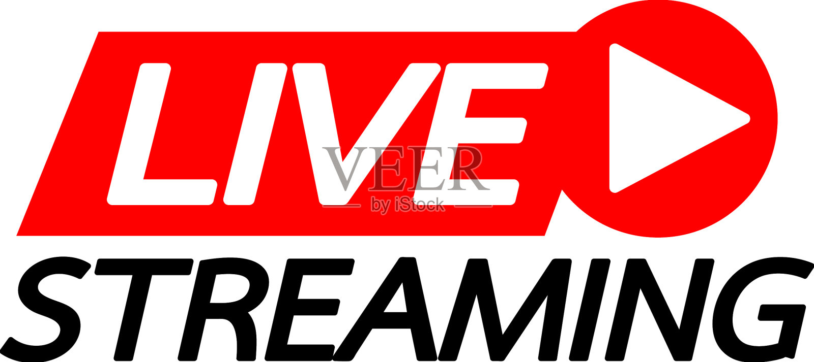 直播在线标识插画图片素材