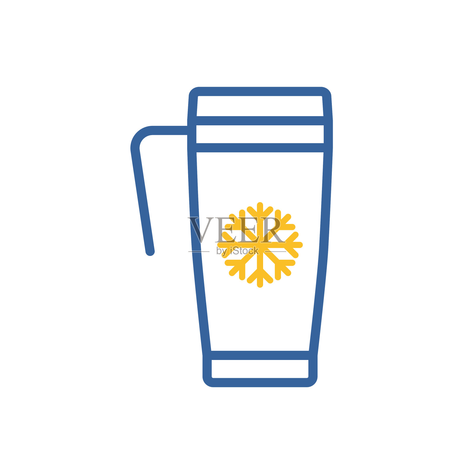 旅游热杯图标冬季标志图标素材