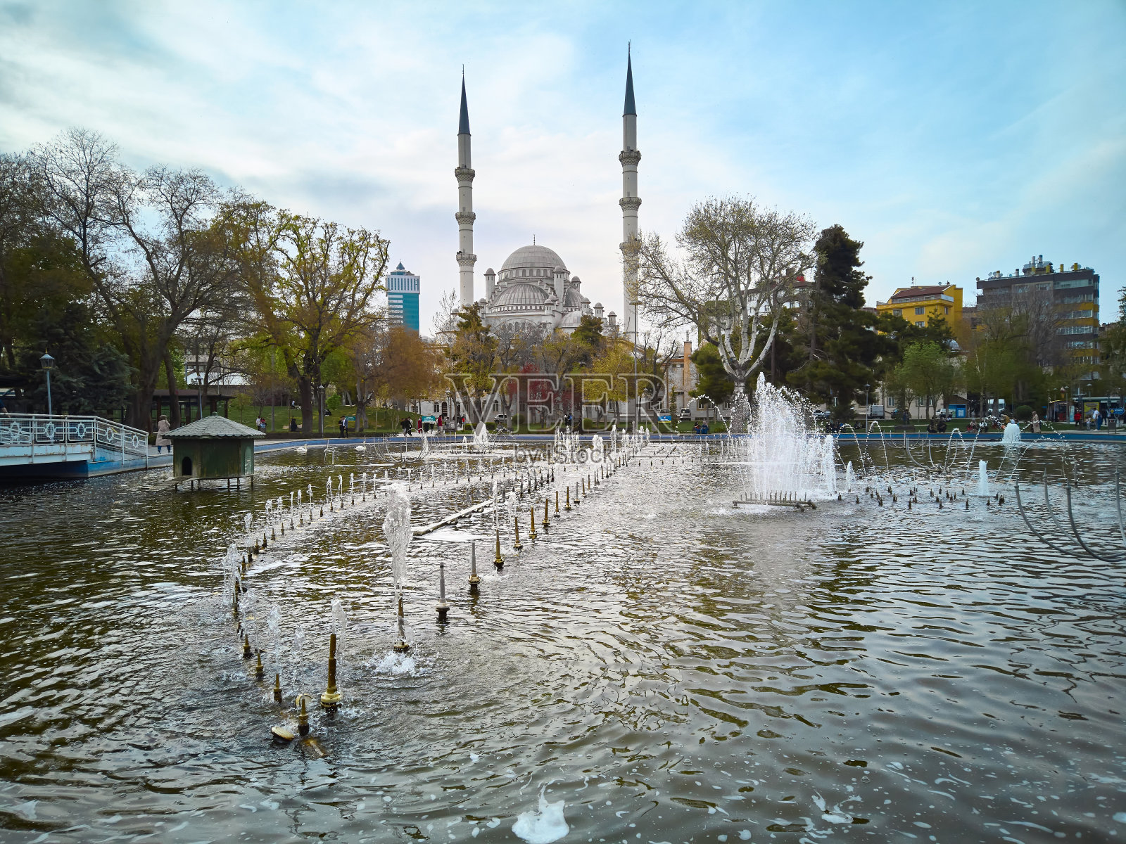 土耳其科尼亚的Haciveyiszade清真寺照片摄影图片
