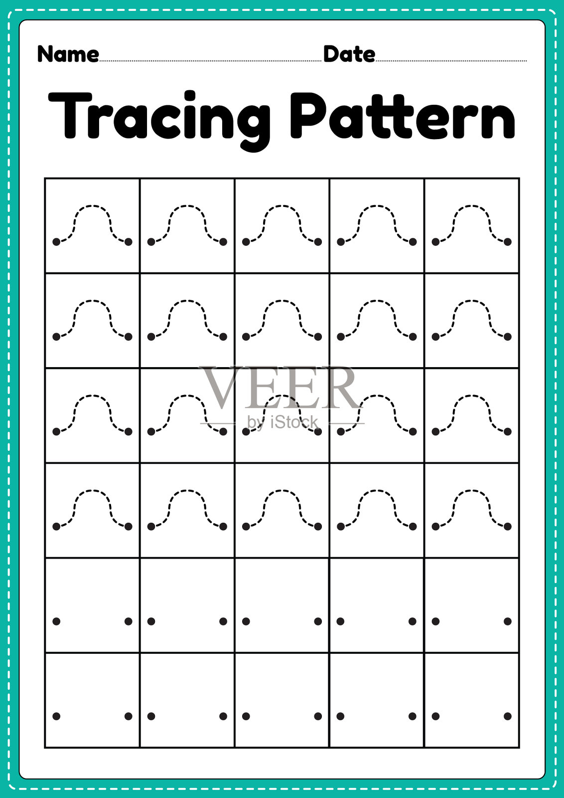 描图波形线工作表插画图片素材