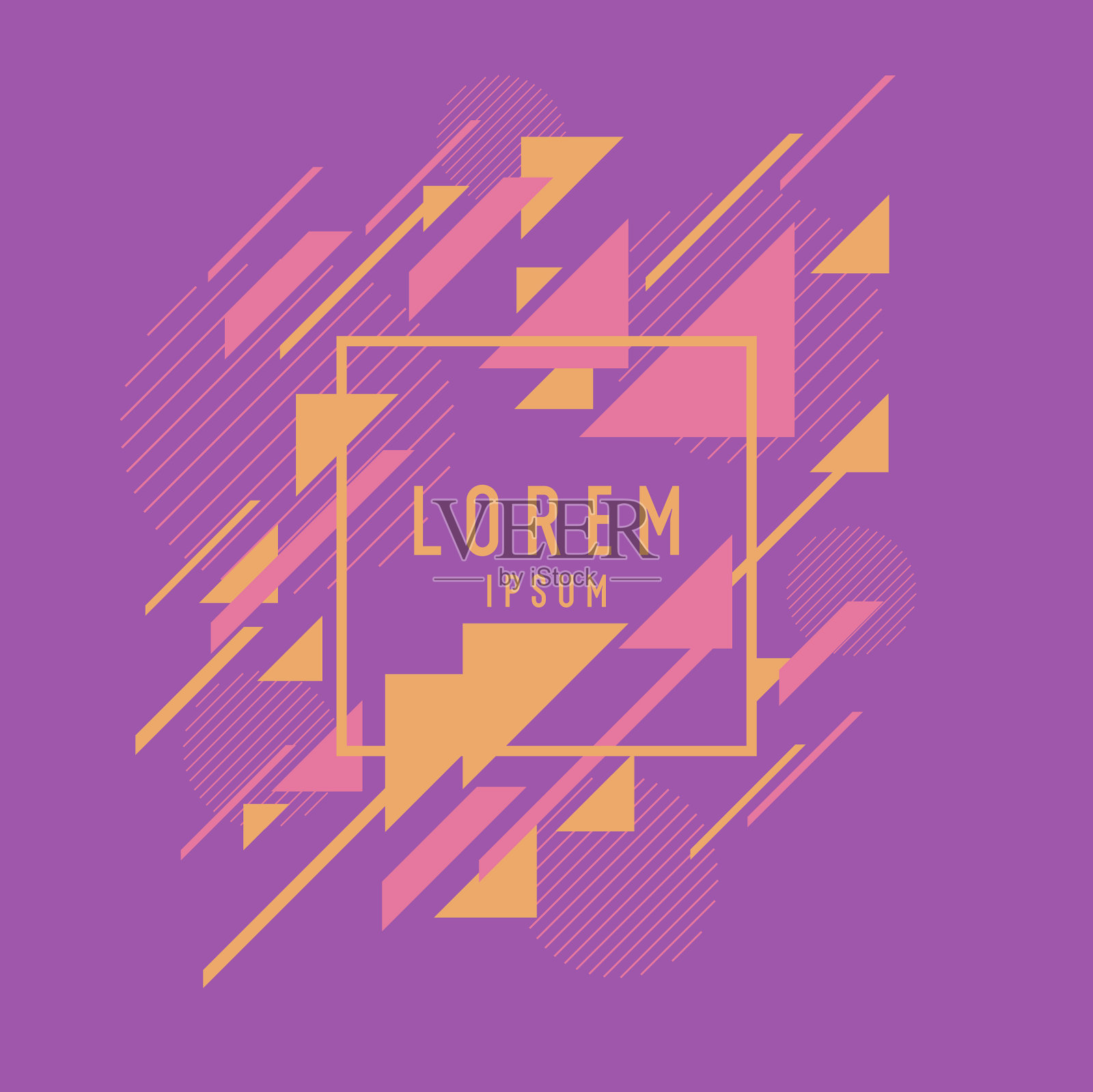 各种形状的几何背景插画图片素材