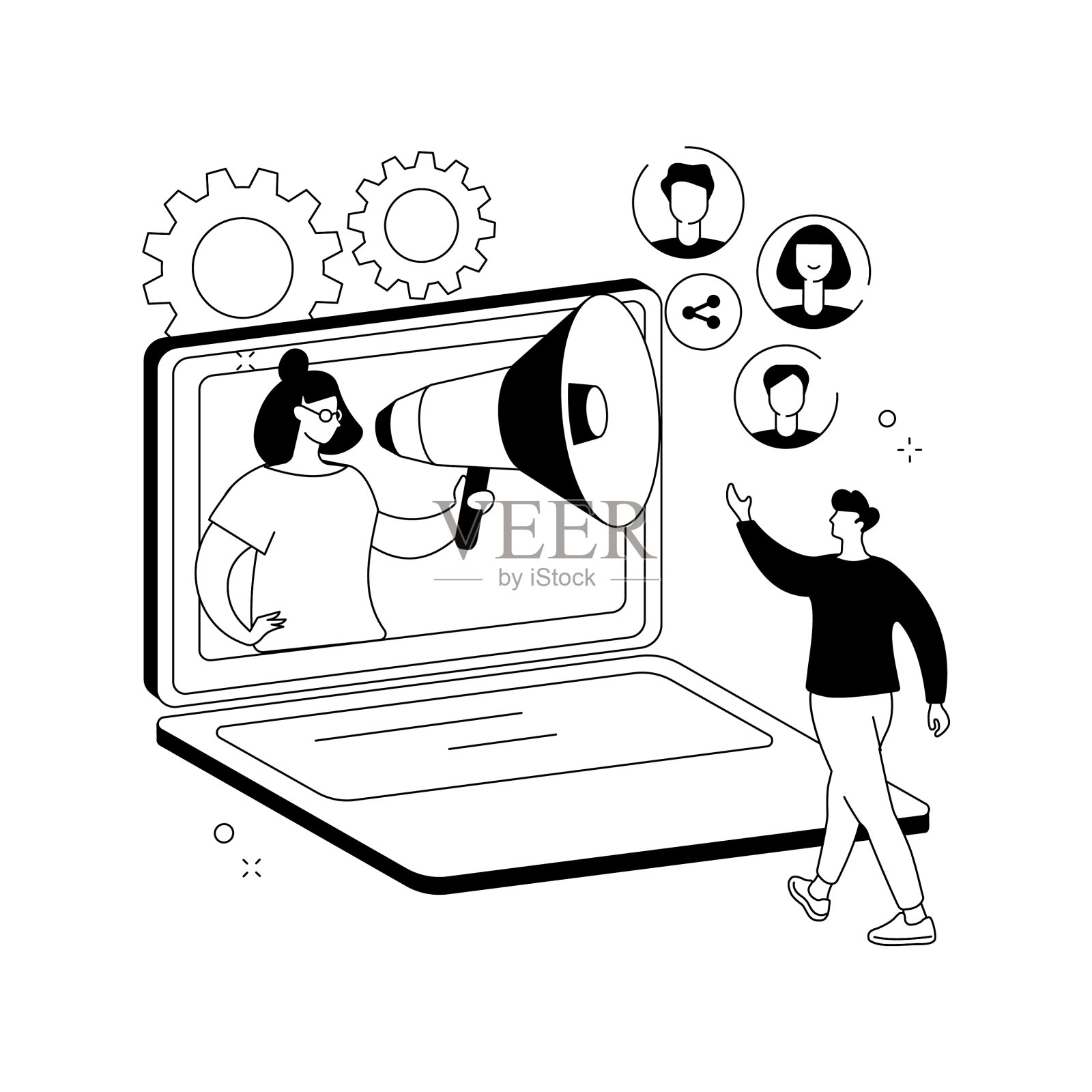 推荐方案抽象概念设计元素图片