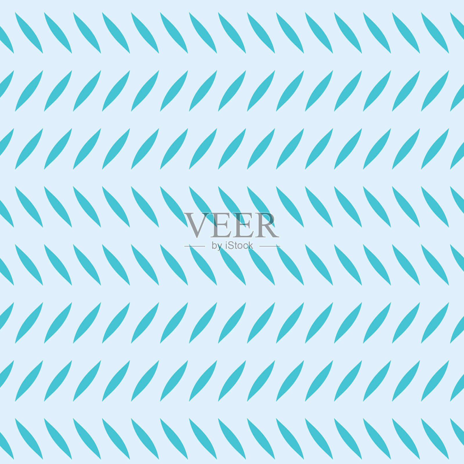 蓝色几何矢量图案，抽象重复背景插画图片素材