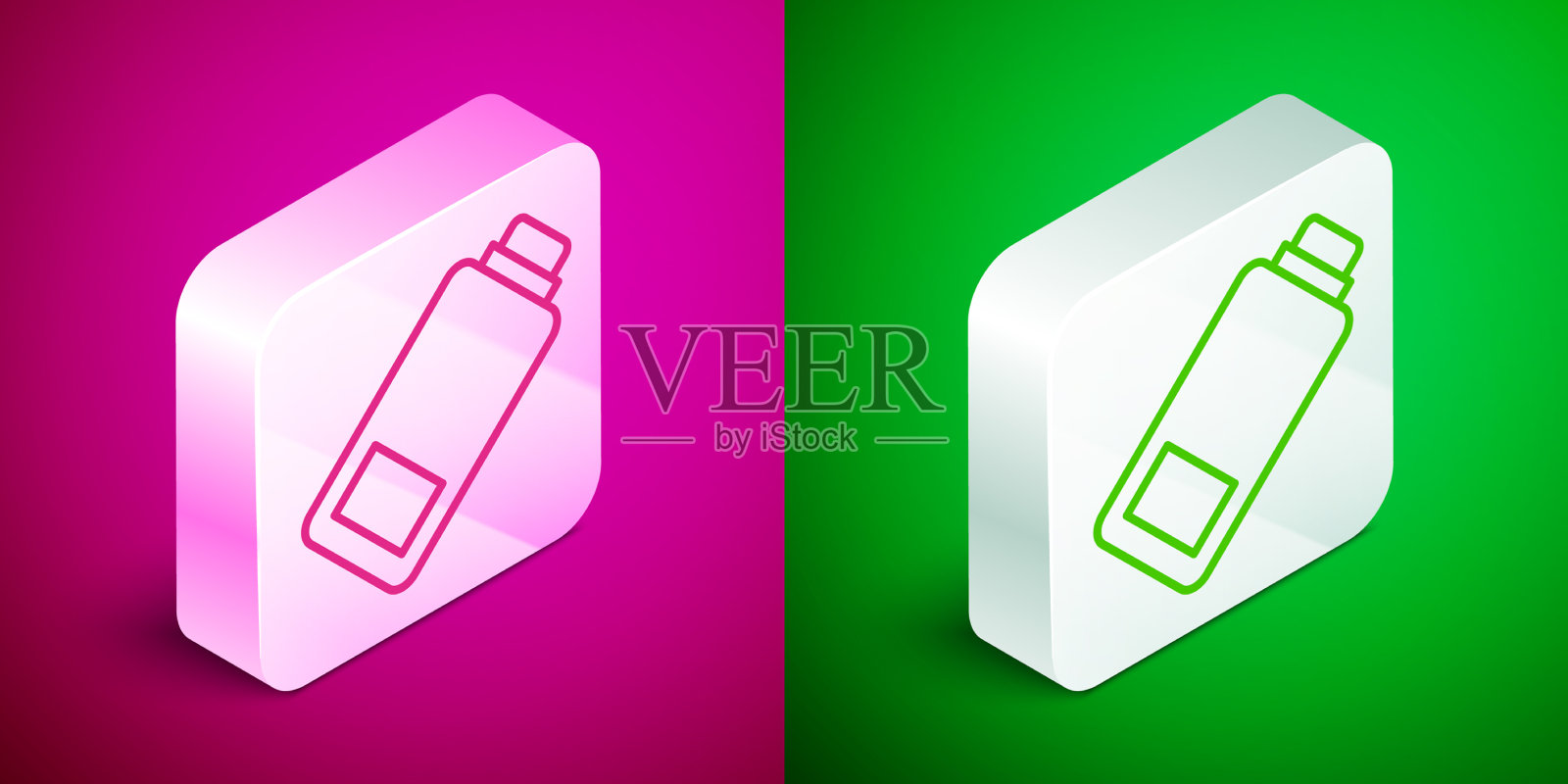 等距线电池电量指示图标图标素材