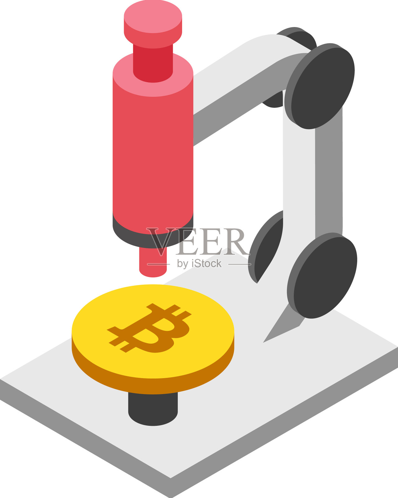 比特币的研究设计元素图片