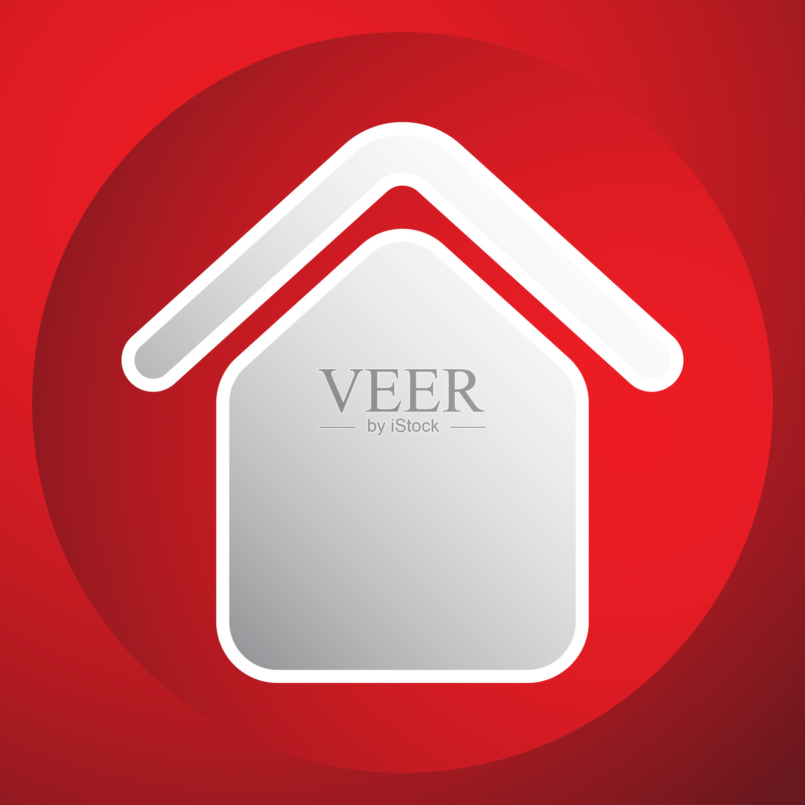 房子公寓小屋图标符号和标志插画图片素材