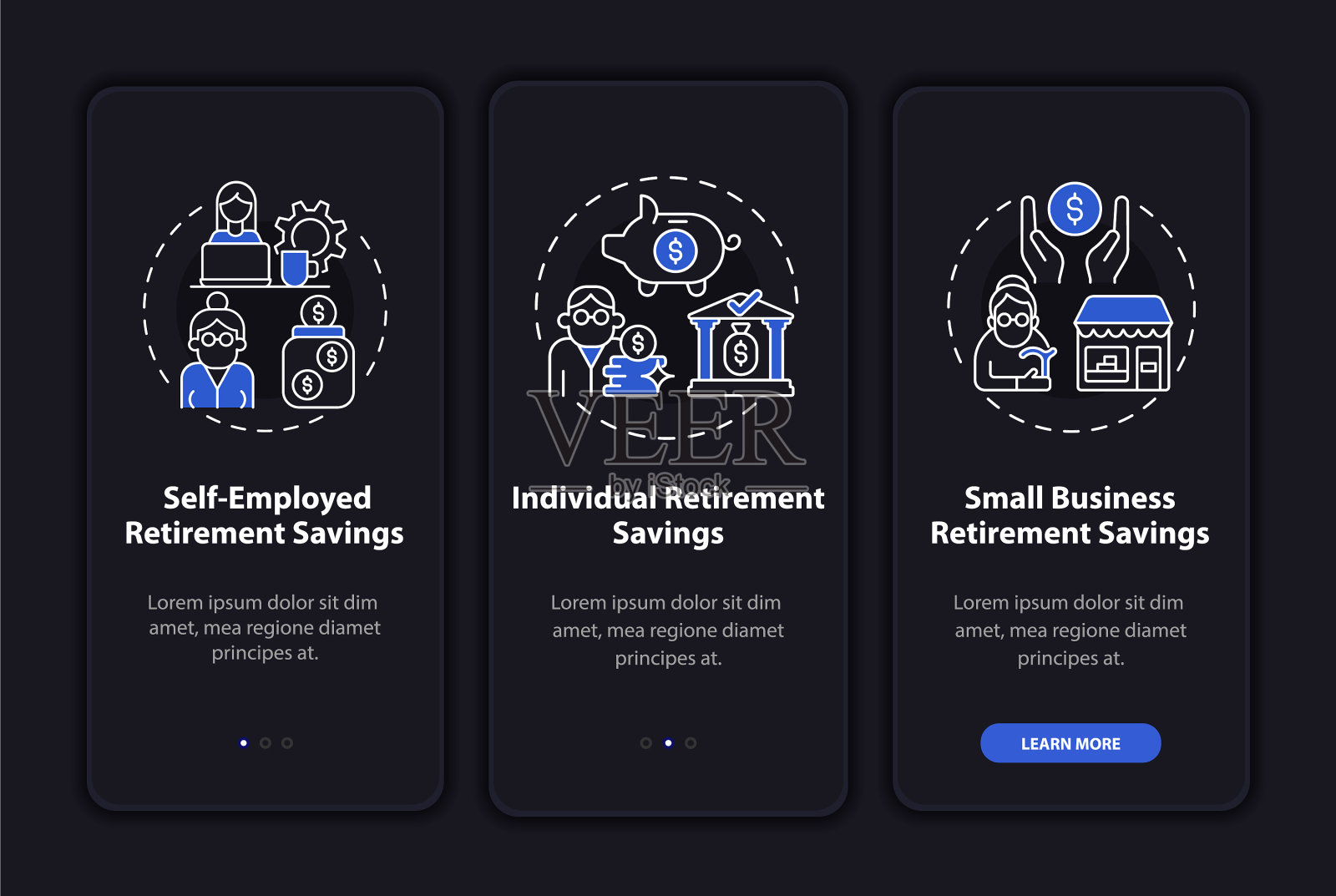 类型储蓄登机手机应用程序页面屏幕插画图片素材
