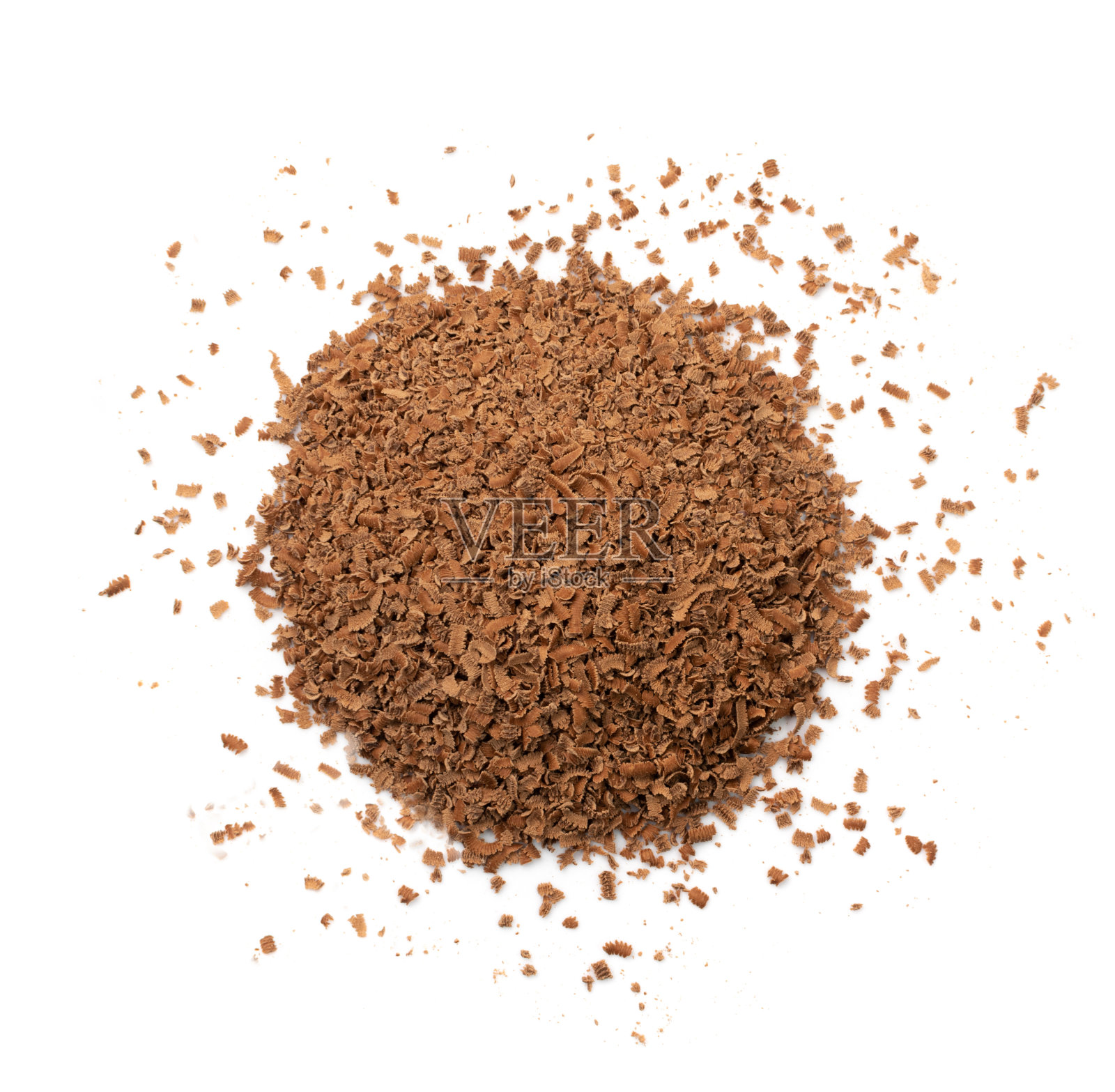 碎巧克力孤立照片摄影图片