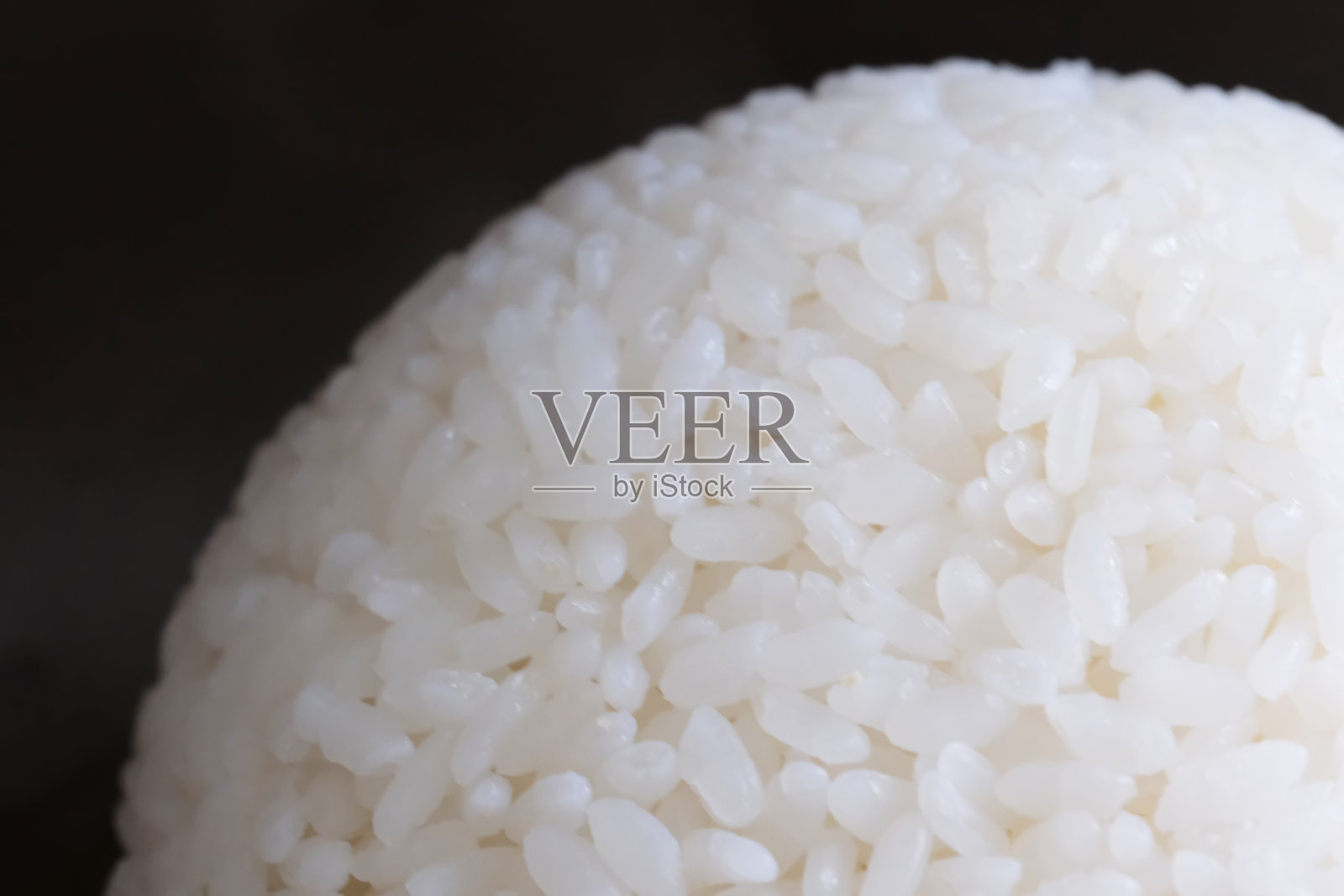 特写蒸白米饭照片摄影图片