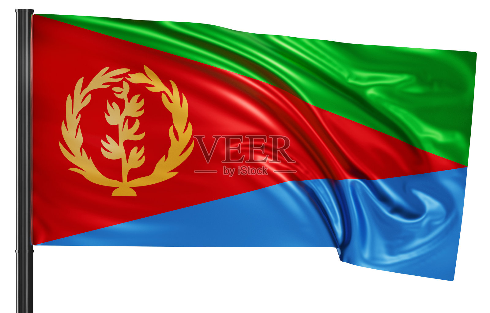 厄立特里亚国旗照片摄影图片