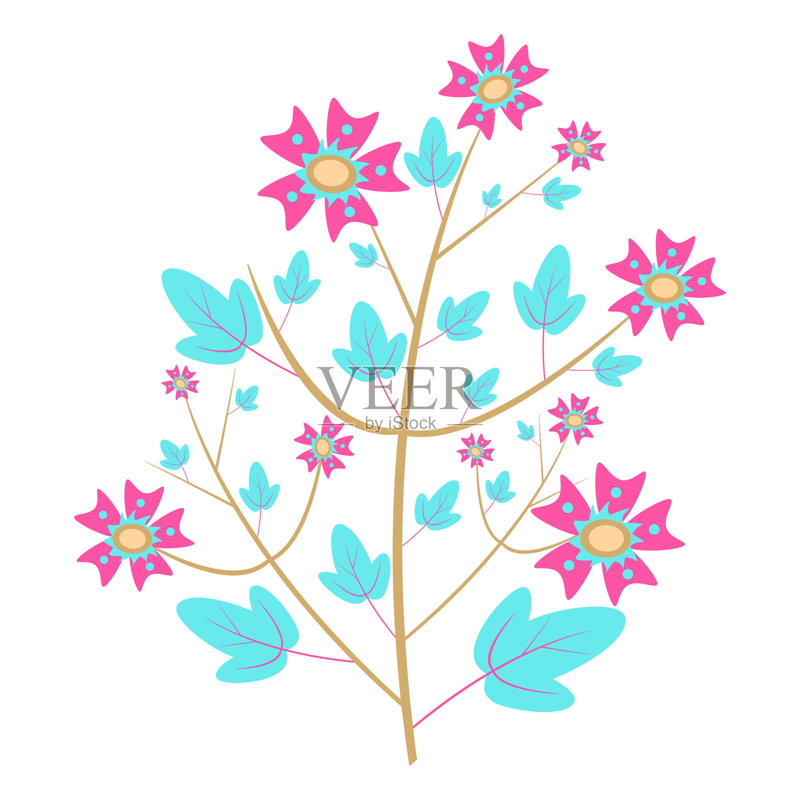 花插画图片素材