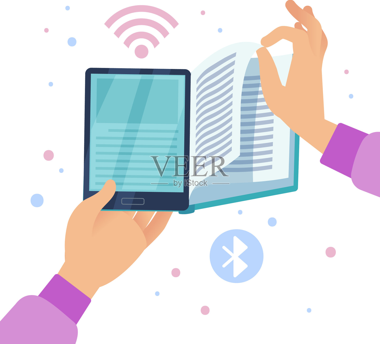 有声读物收听在线图书馆人设计元素图片