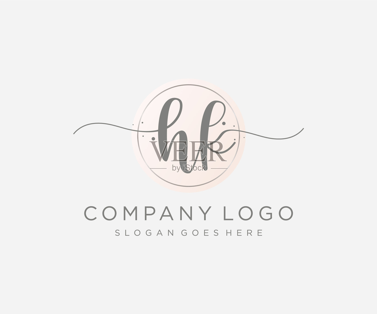 最初的香港女性标志可用于自然沙龙插画图片素材