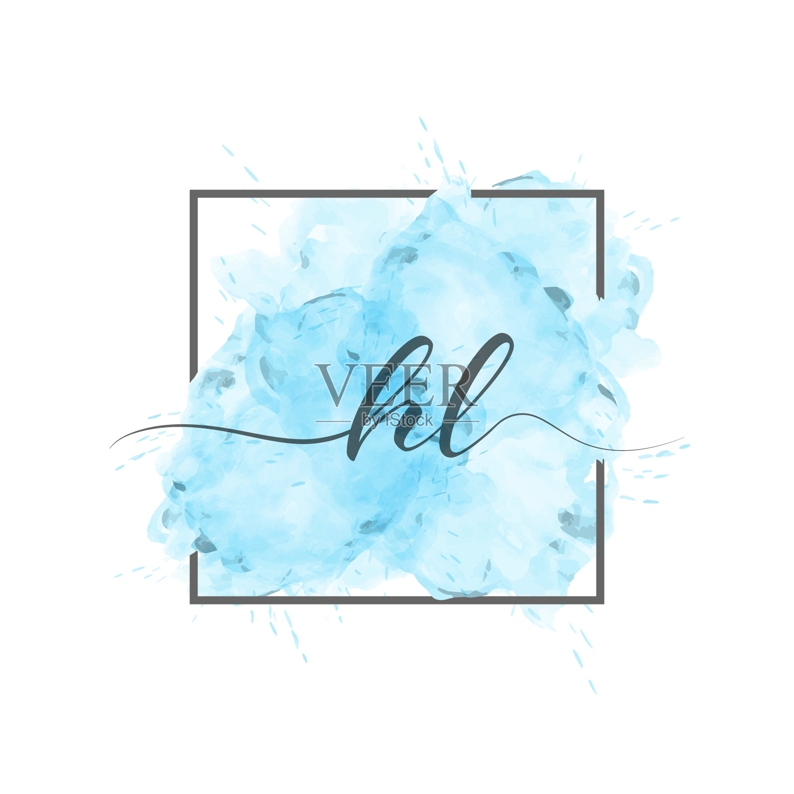 小写字母h和l是插画图片素材