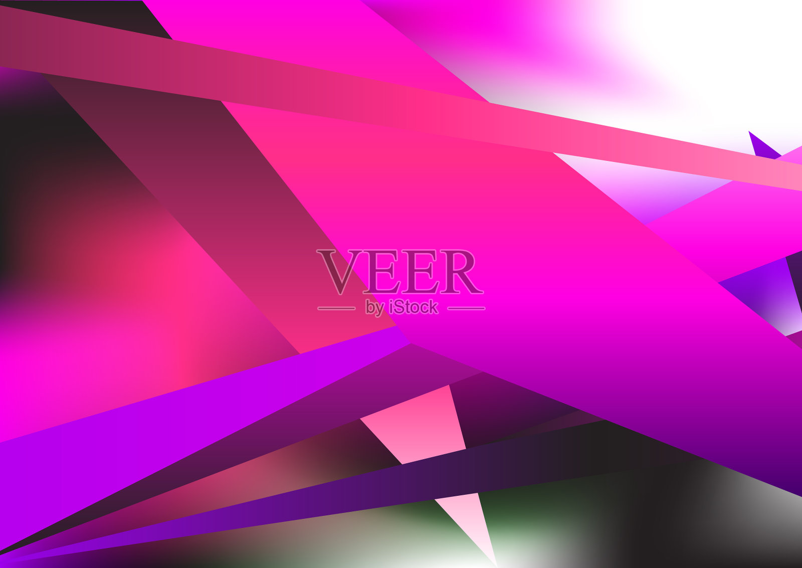 抽象模糊流体形状多边形三角形插画图片素材