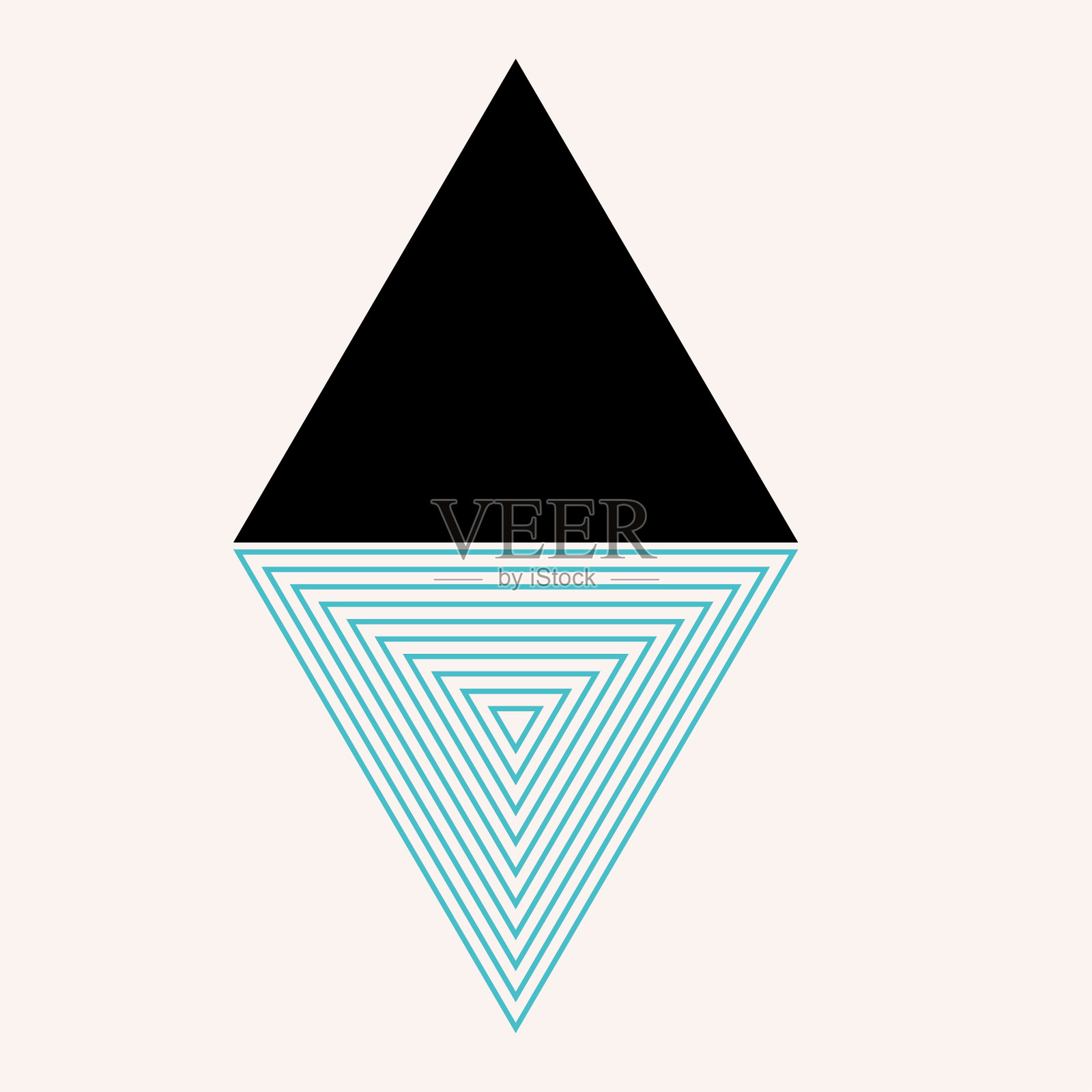 抽象剪影极简图形波西米亚轮廓装饰符号元素图标海报模板插画图片素材