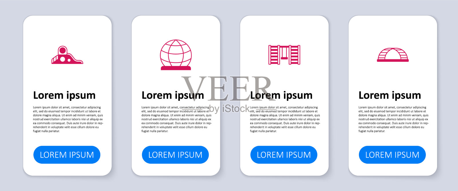 设猴杠瑞典墙游乐场攀爬插画图片素材