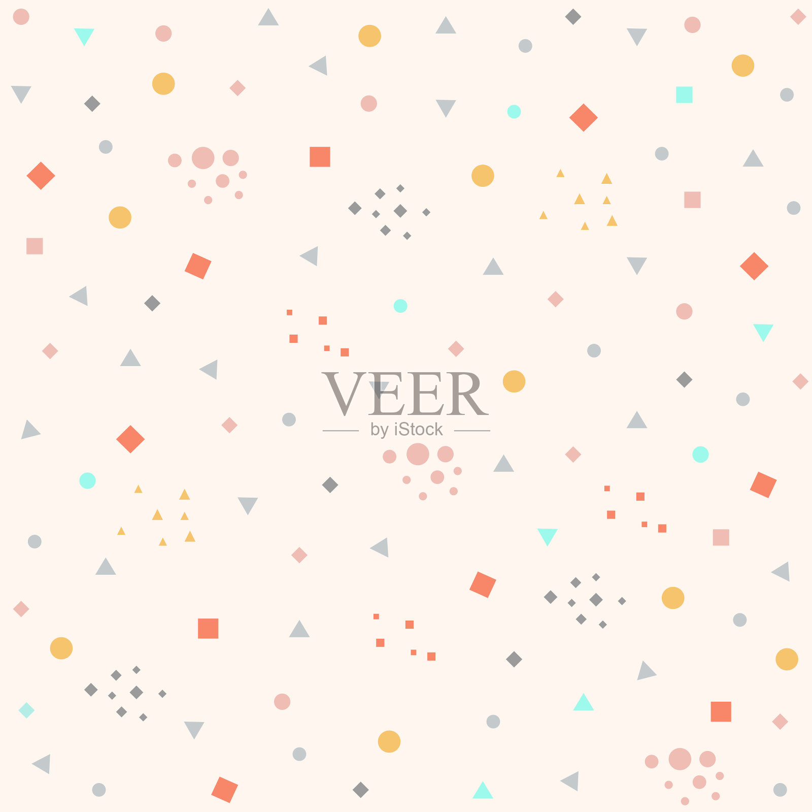 抽象无缝几何图案插画图片素材