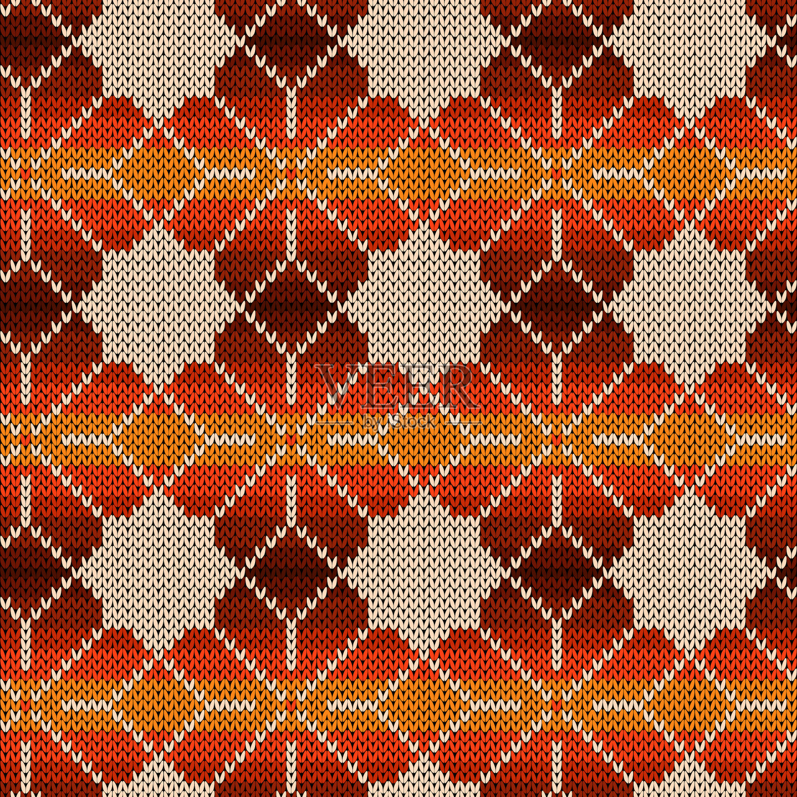 无缝针织装饰图案插画图片素材