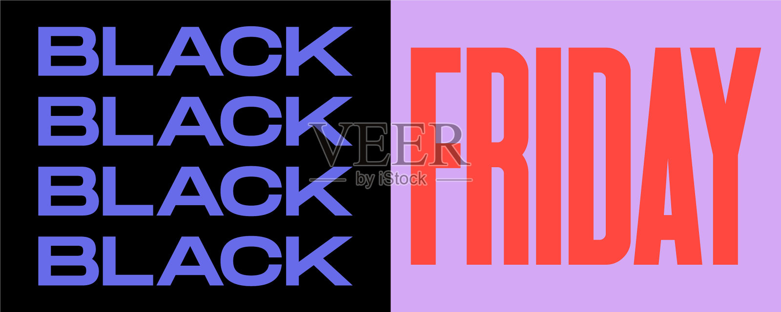 黑色星期五促销横幅插画图片素材