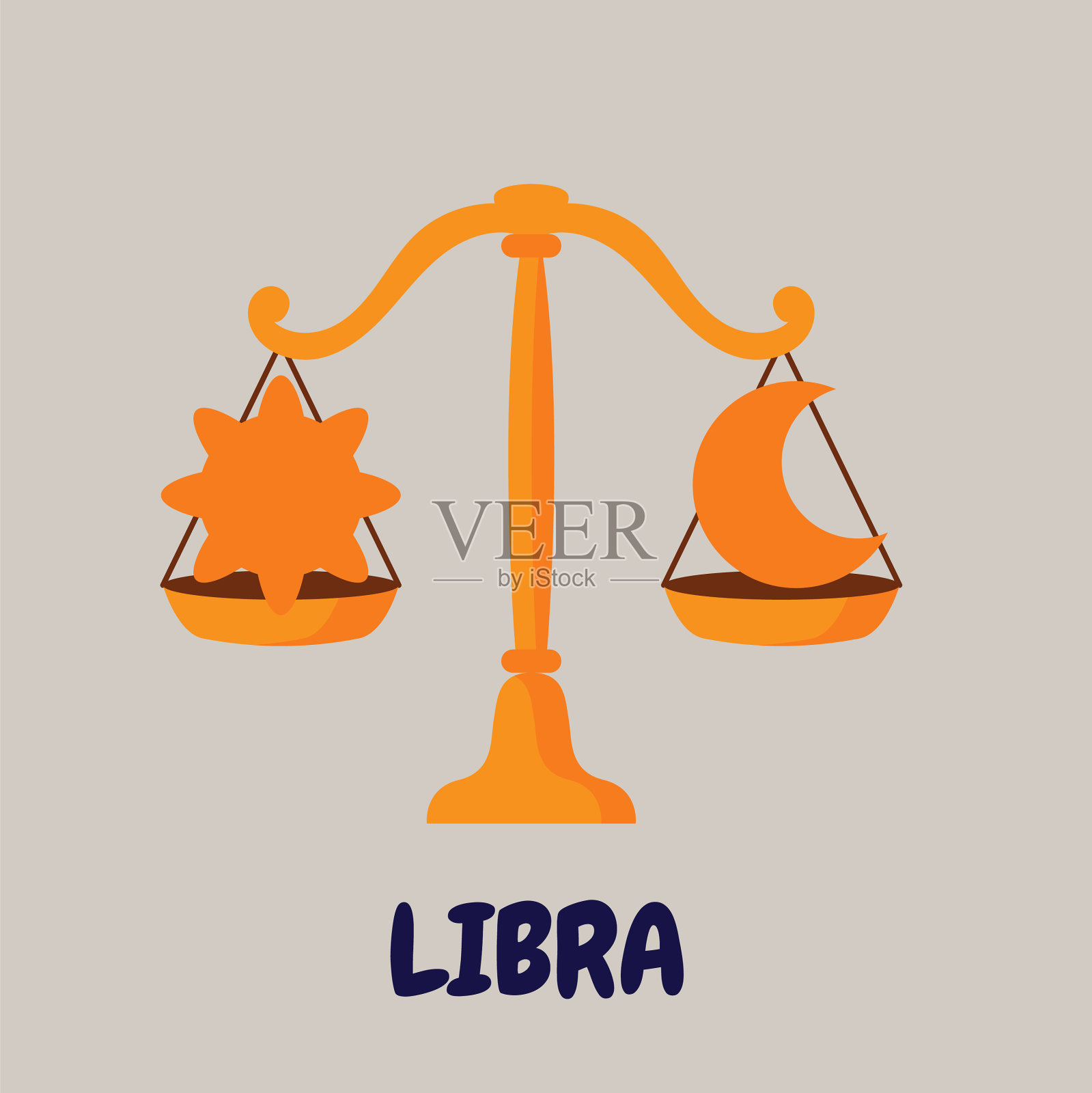 星座设计插画图片素材