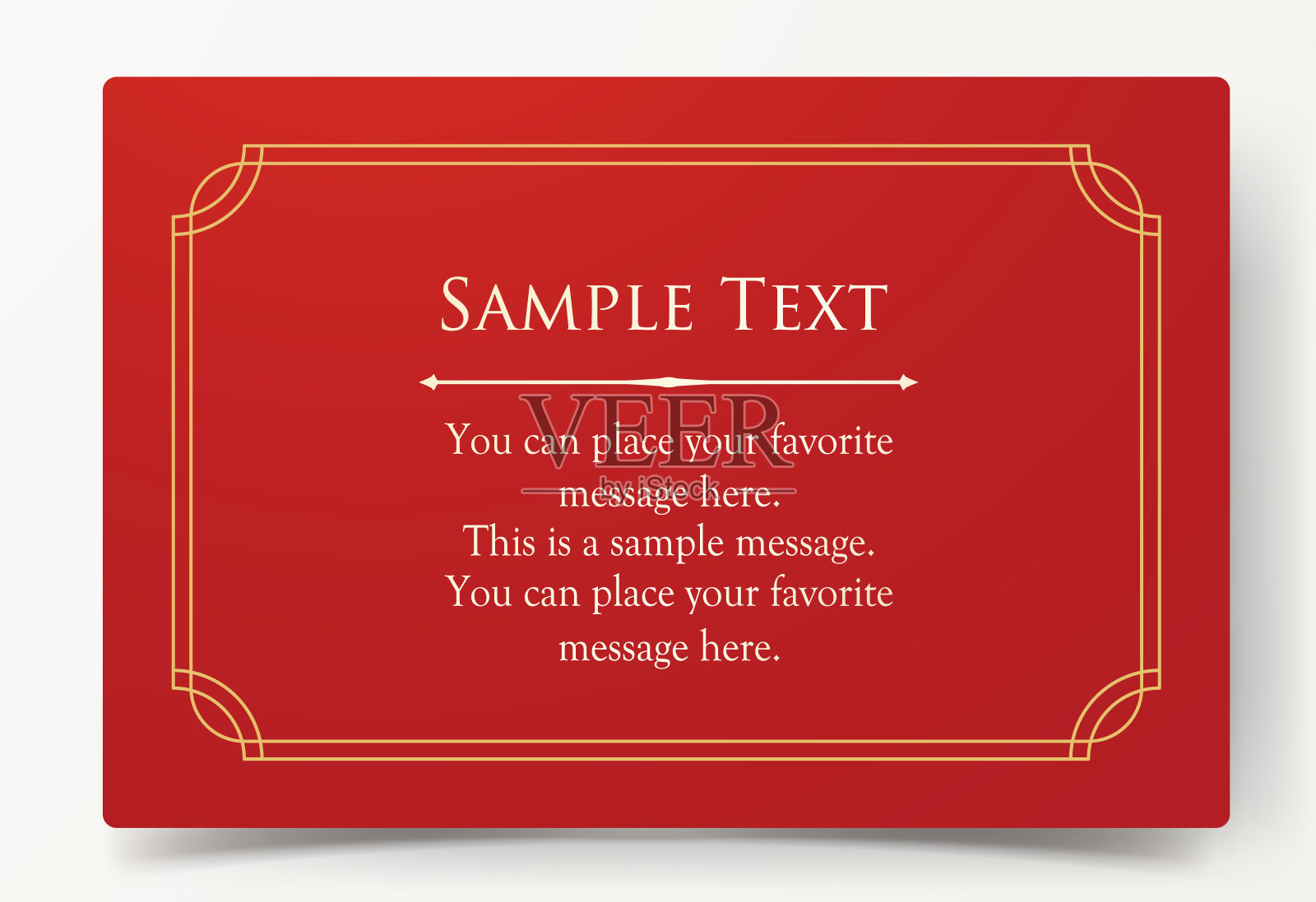 豪华名片设计。古董装饰设计。优雅的边缘模式。插画图片素材