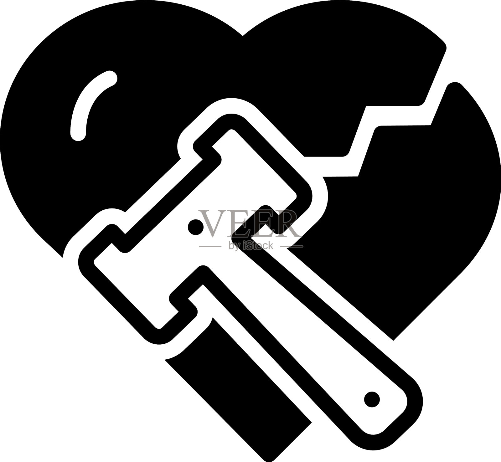 离婚插画图片素材