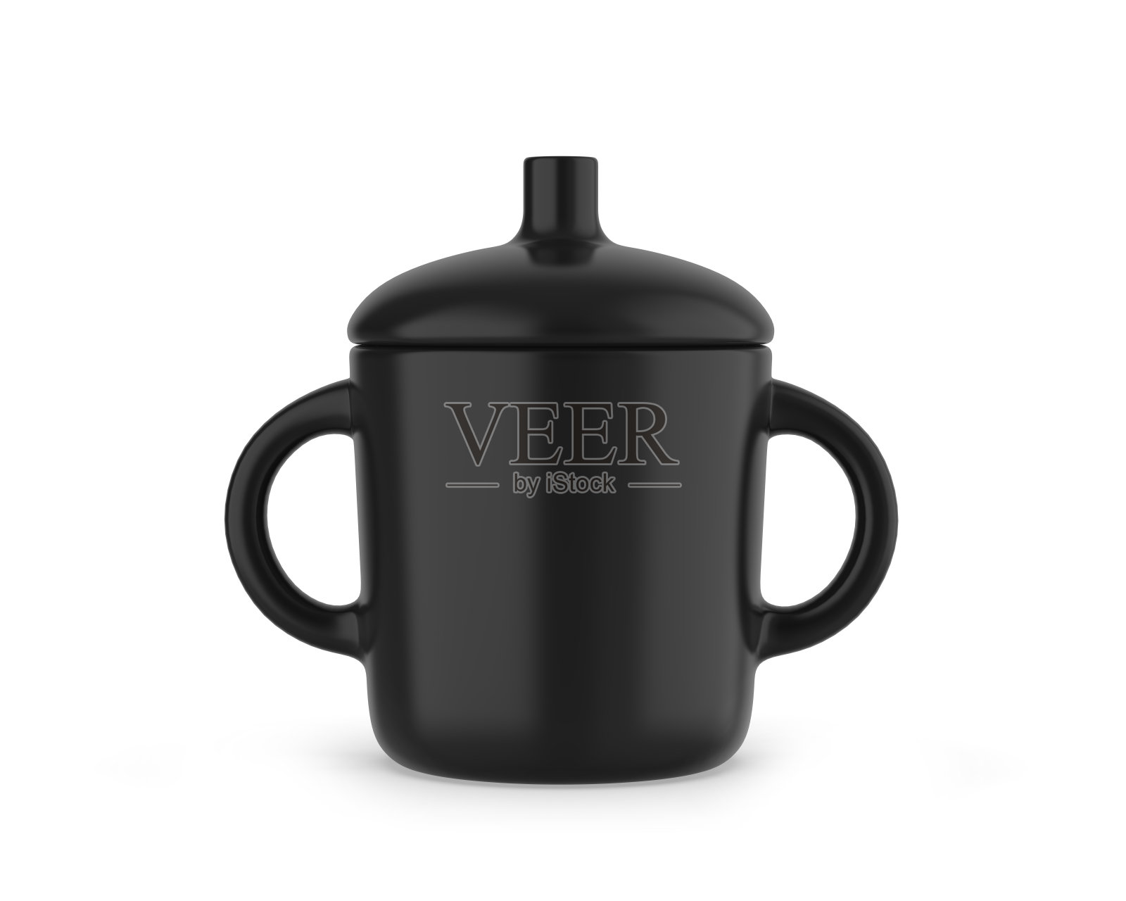 空白训练师Sipper杯婴儿。照片摄影图片