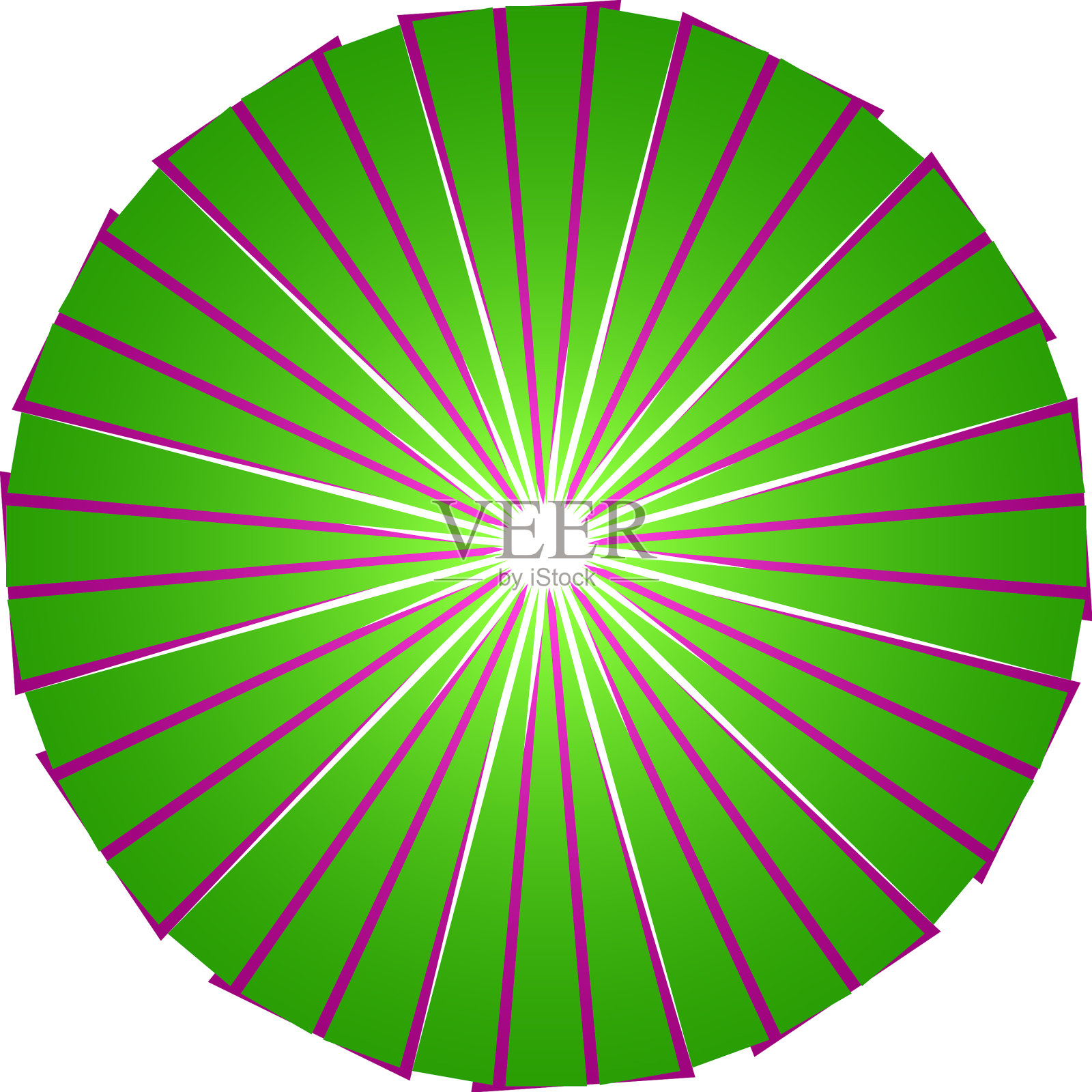 几何上有重叠辐条的抽象圆插画图片素材