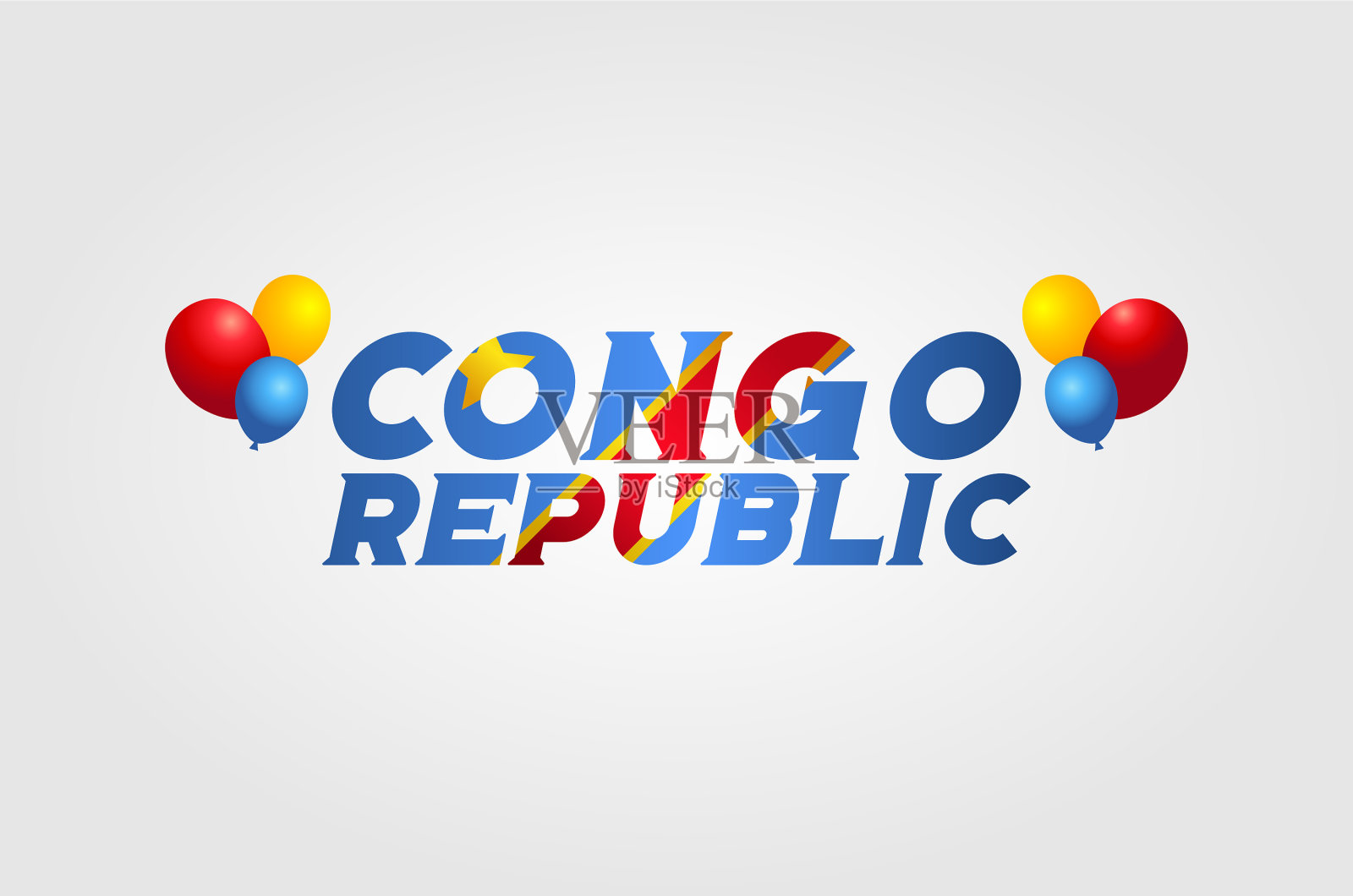 刚果国庆日的问候设计背景插画图片素材