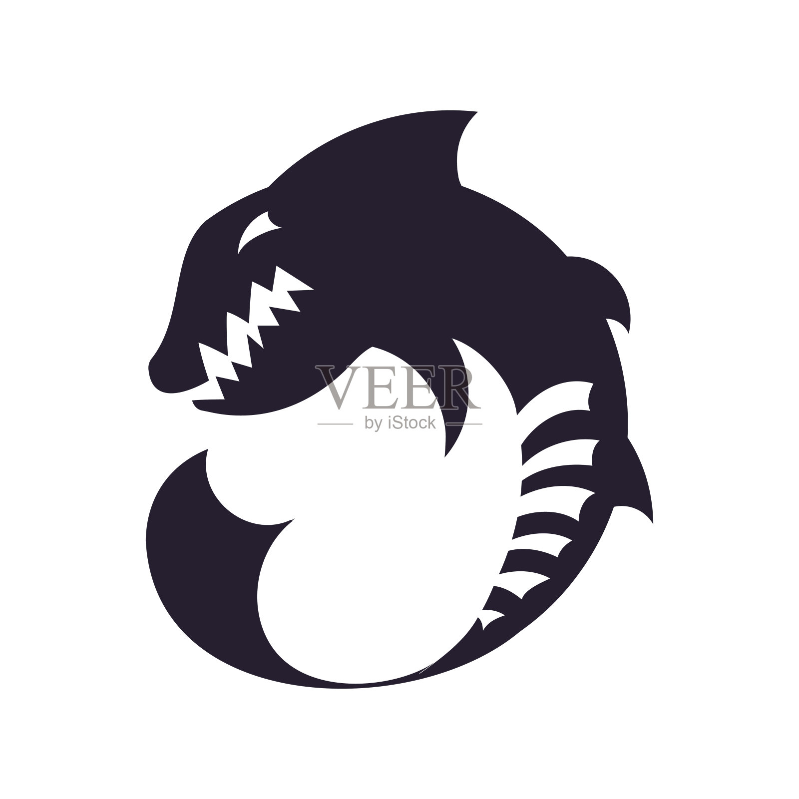 鱼图标插图简单设计元素矢量标志模板插画图片素材