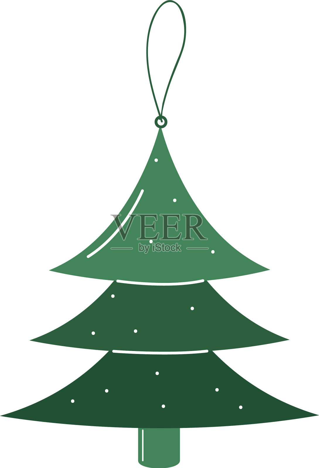 挂在圣诞树上设计元素图片