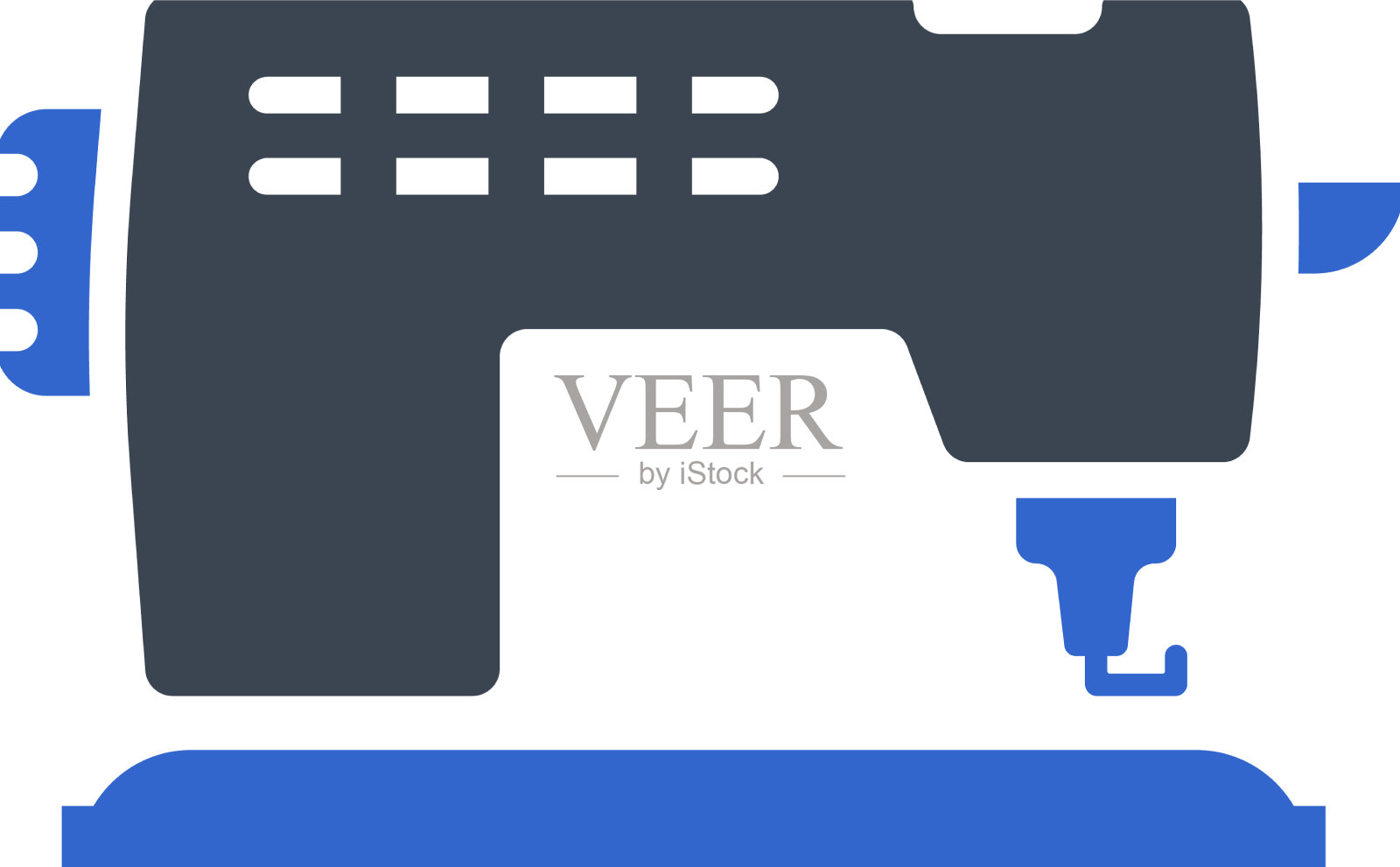 缝纫机的图标插画图片素材