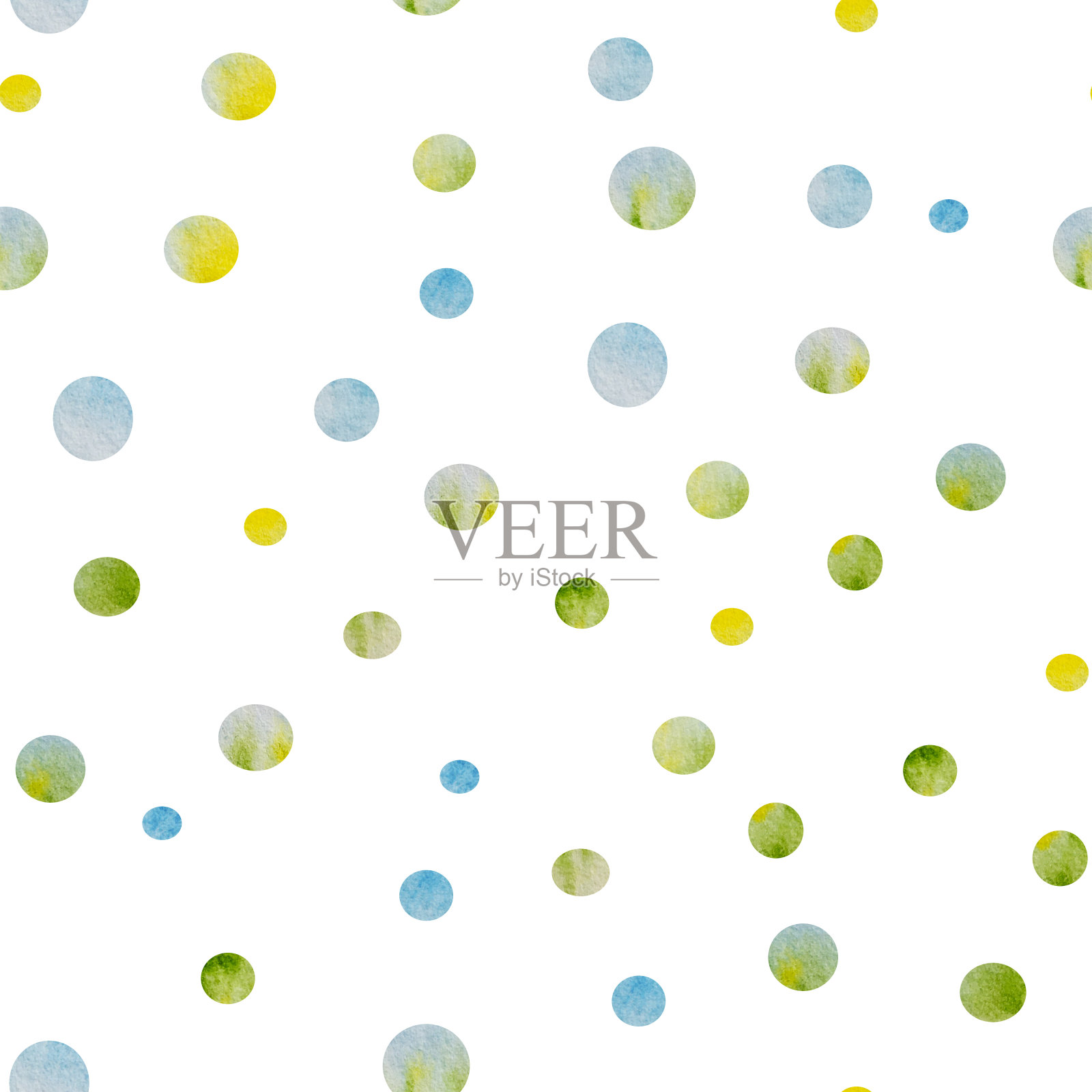 简单的彩色的球插画图片素材