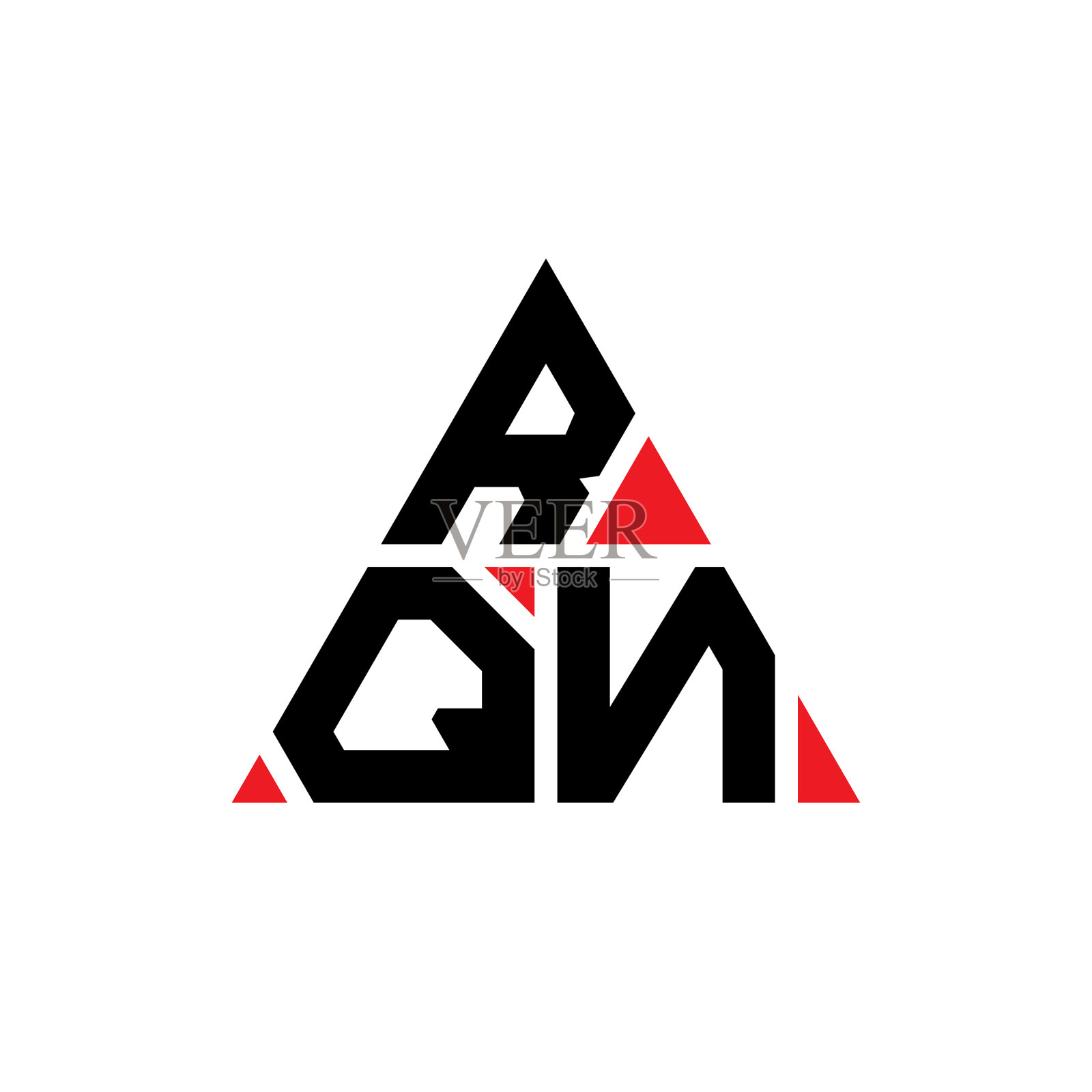 RQN三角形字母标志设计用三角形插画图片素材