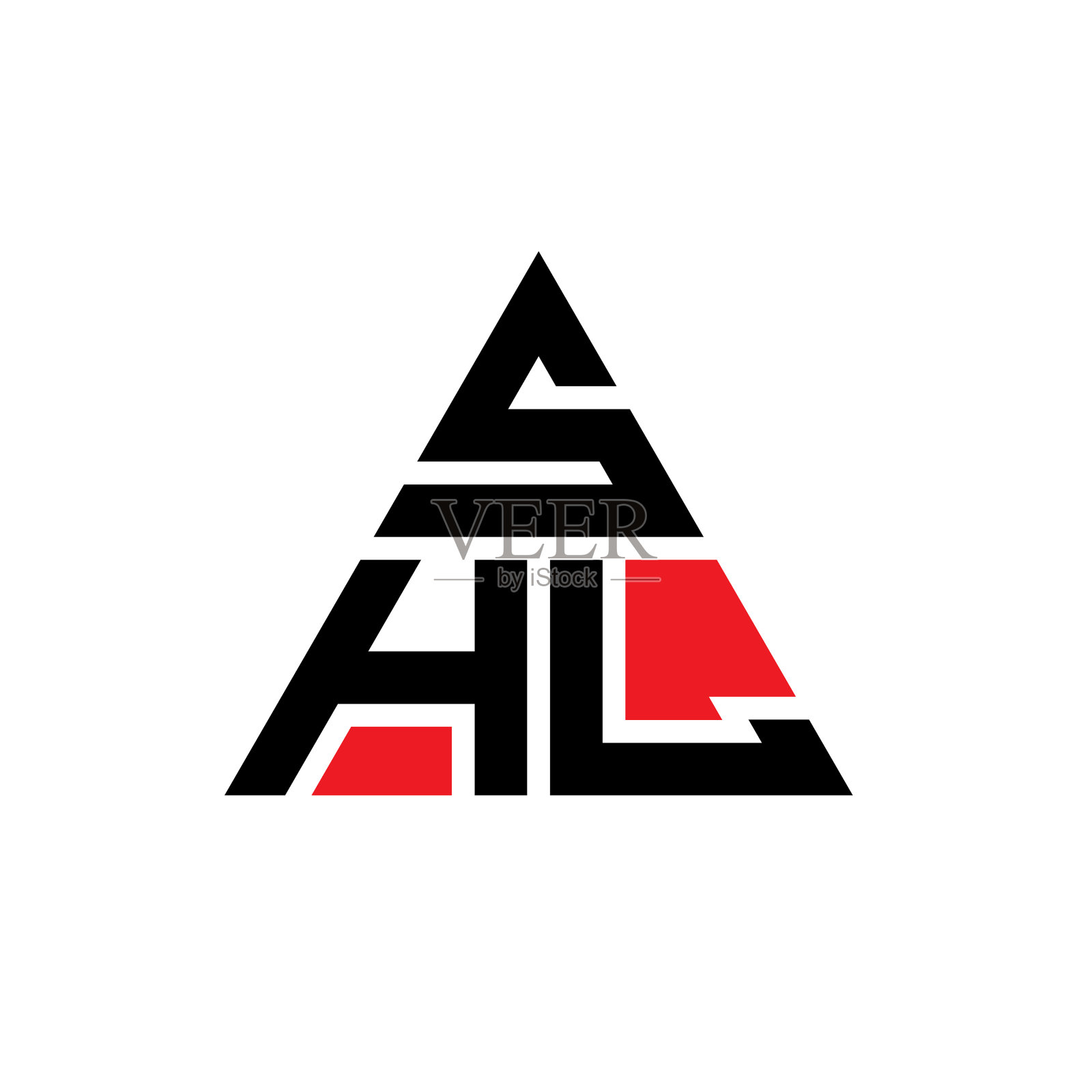 SHL三角形字母标志设计用三角形插画图片素材