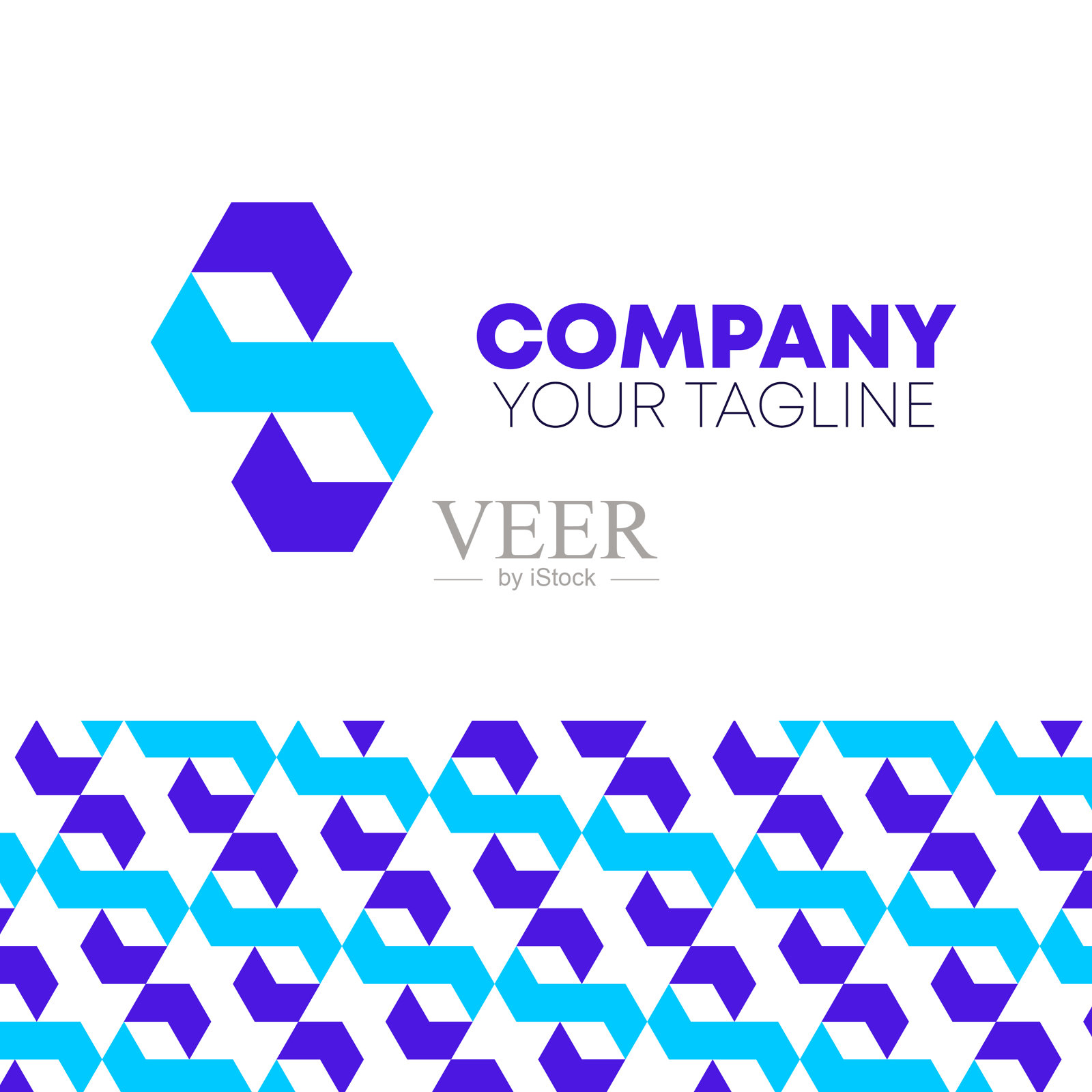 字母平面最小的标志设计。插画图片素材