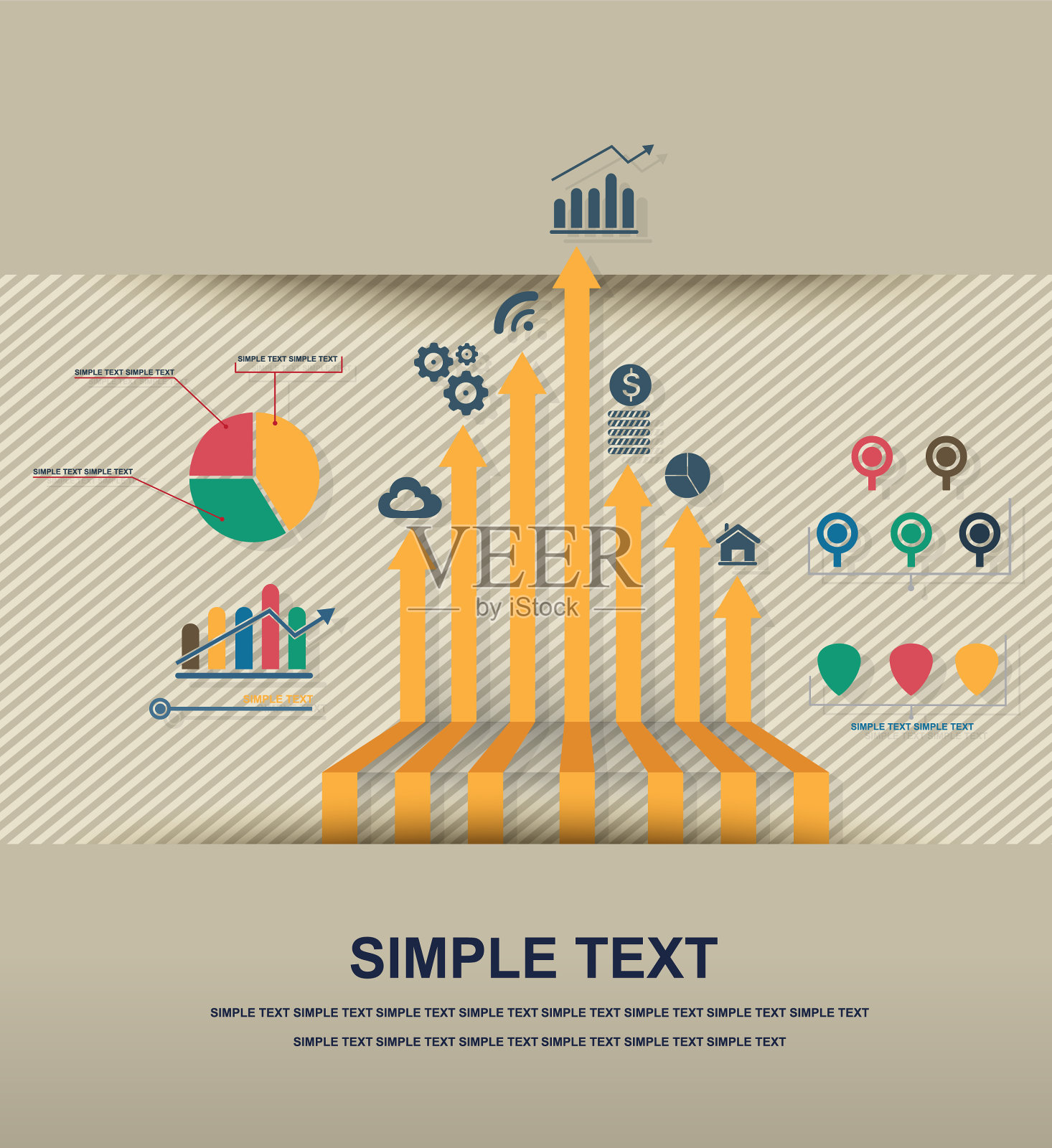 信息图标设计模板素材