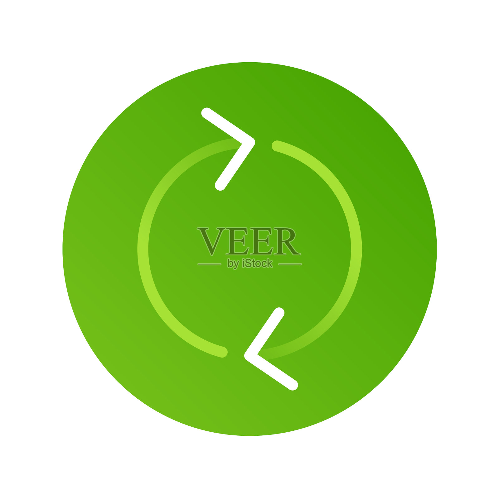 回收箭头符号图标图标素材