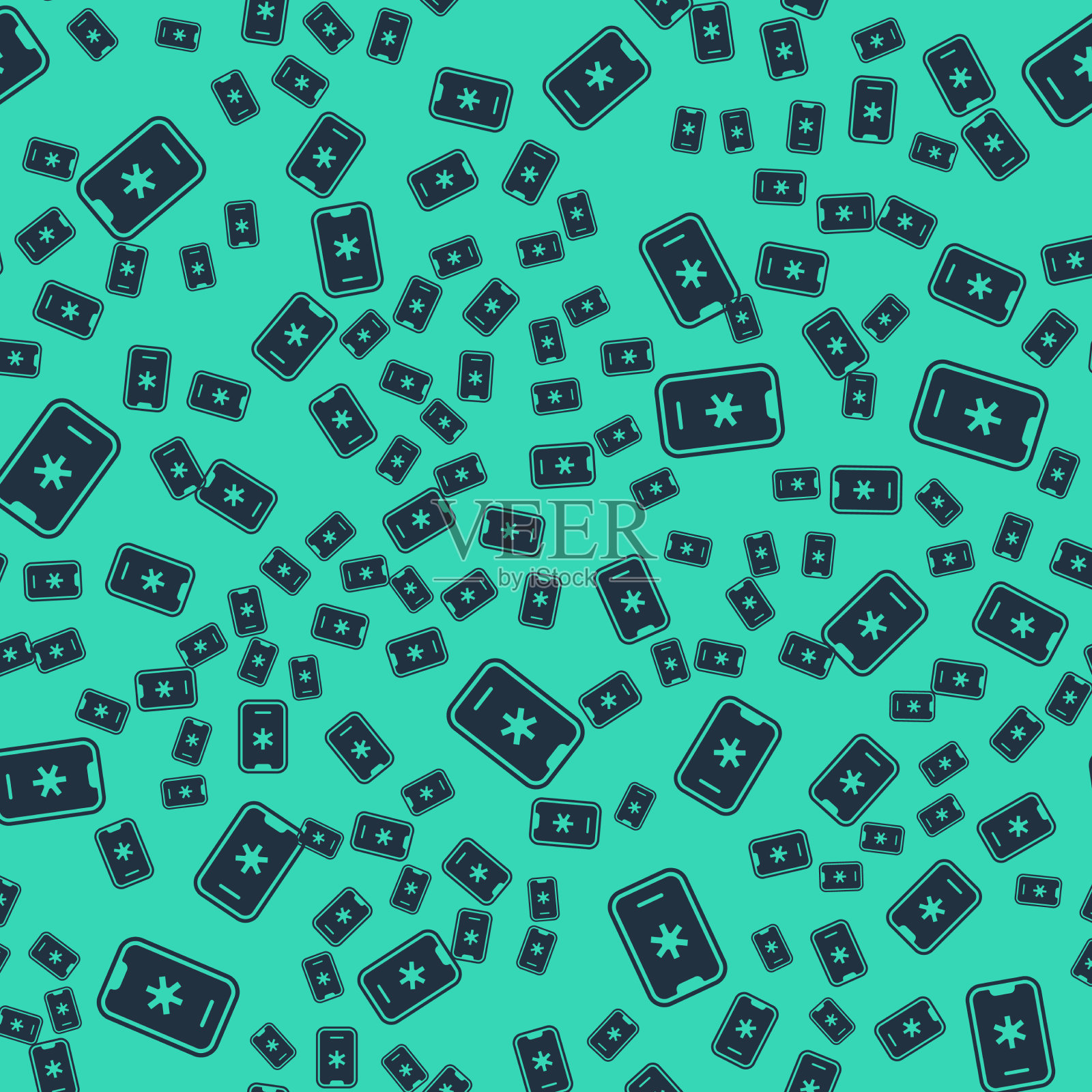 带有紧急呼叫911图标的黑色电话插画图片素材