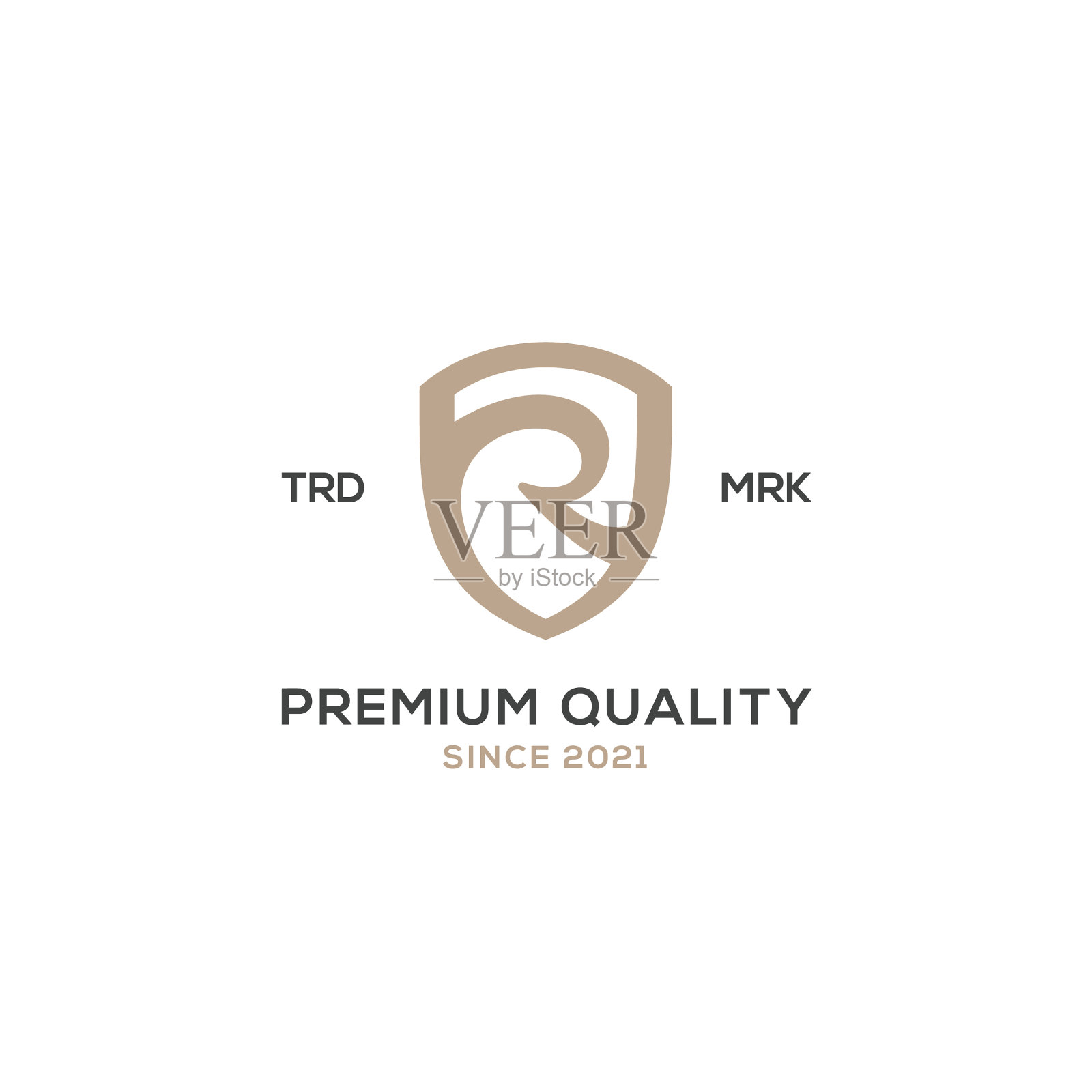 盾构字母r标志设计图标插画图片素材