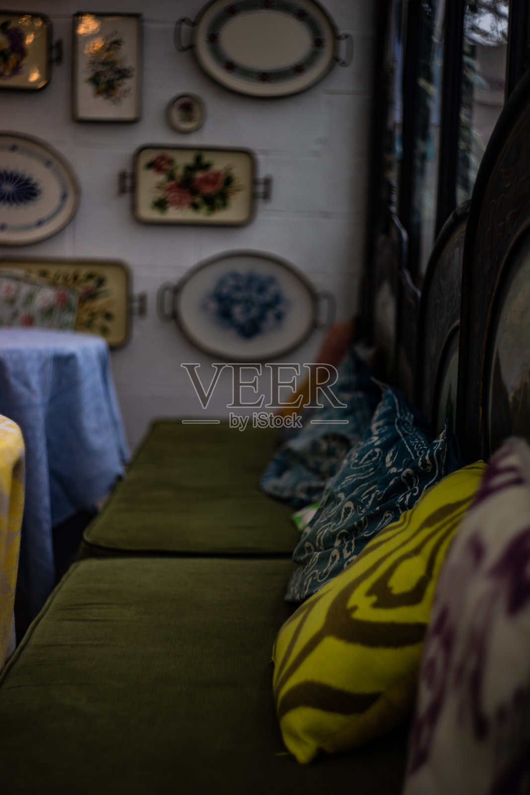 旧风格的室内照片摄影图片